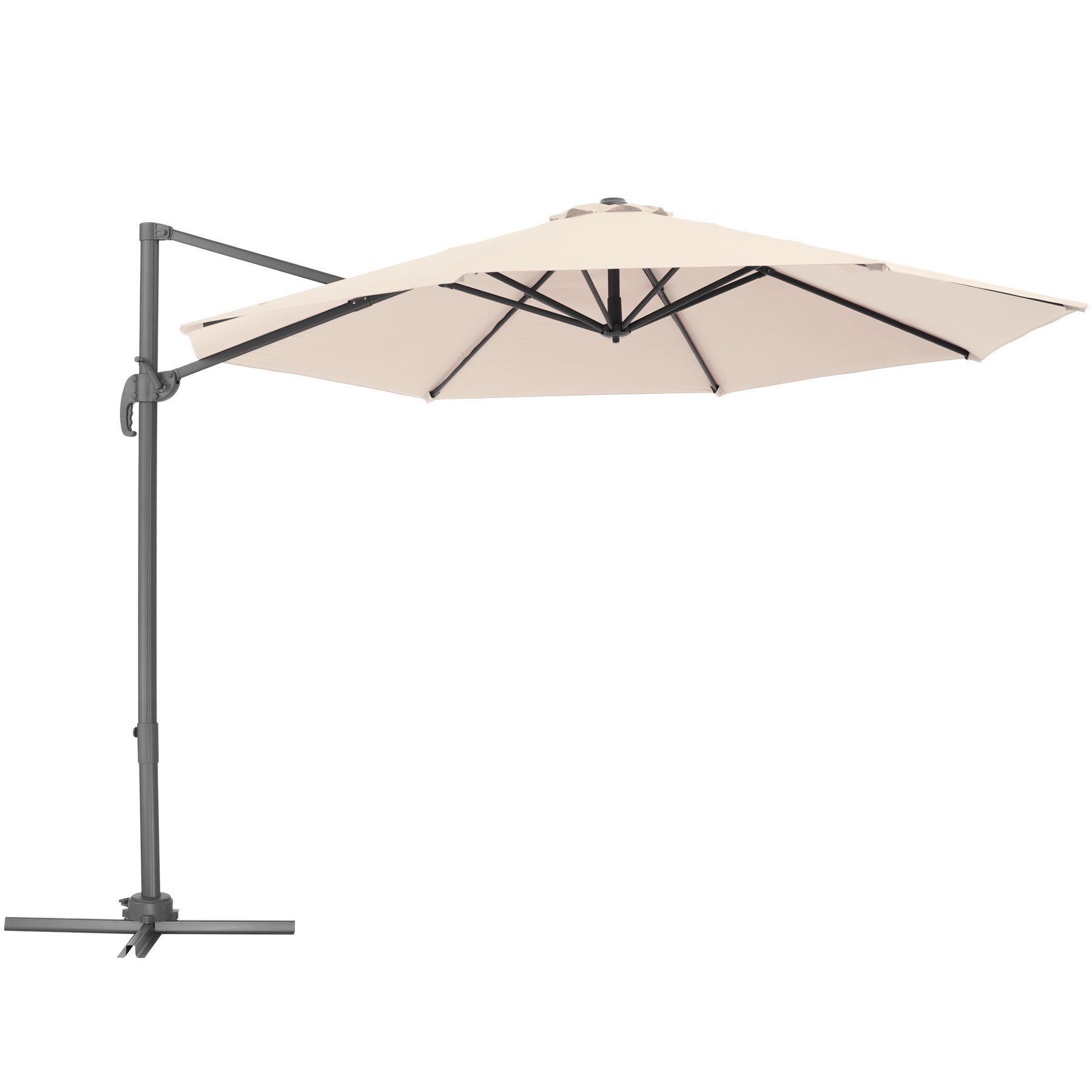 Parasol Ø 300 cm beige