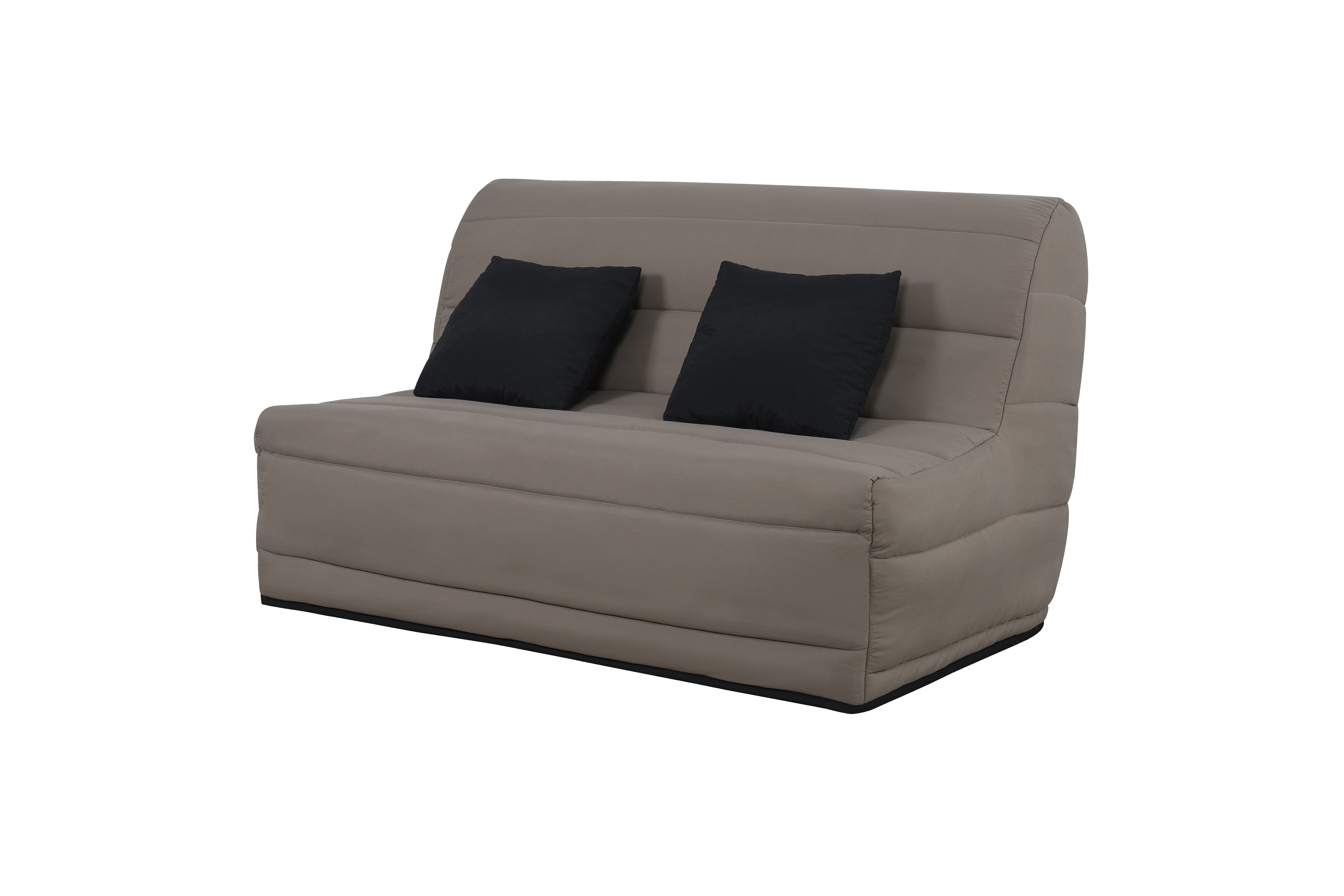 Banquette BZ taupe - 2 places - Vue supplémentaire 2