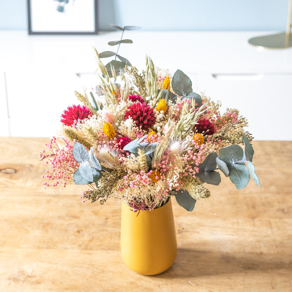 Bouquet de fleurs séchées Simonne Taille L