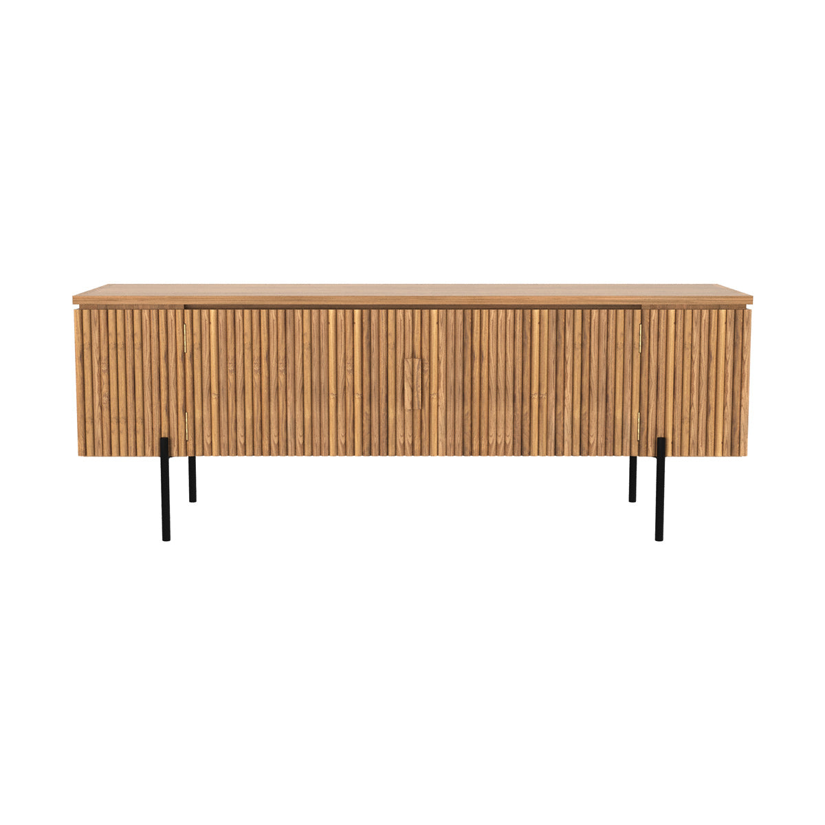 Meuble TV en bois de teck 160 cm