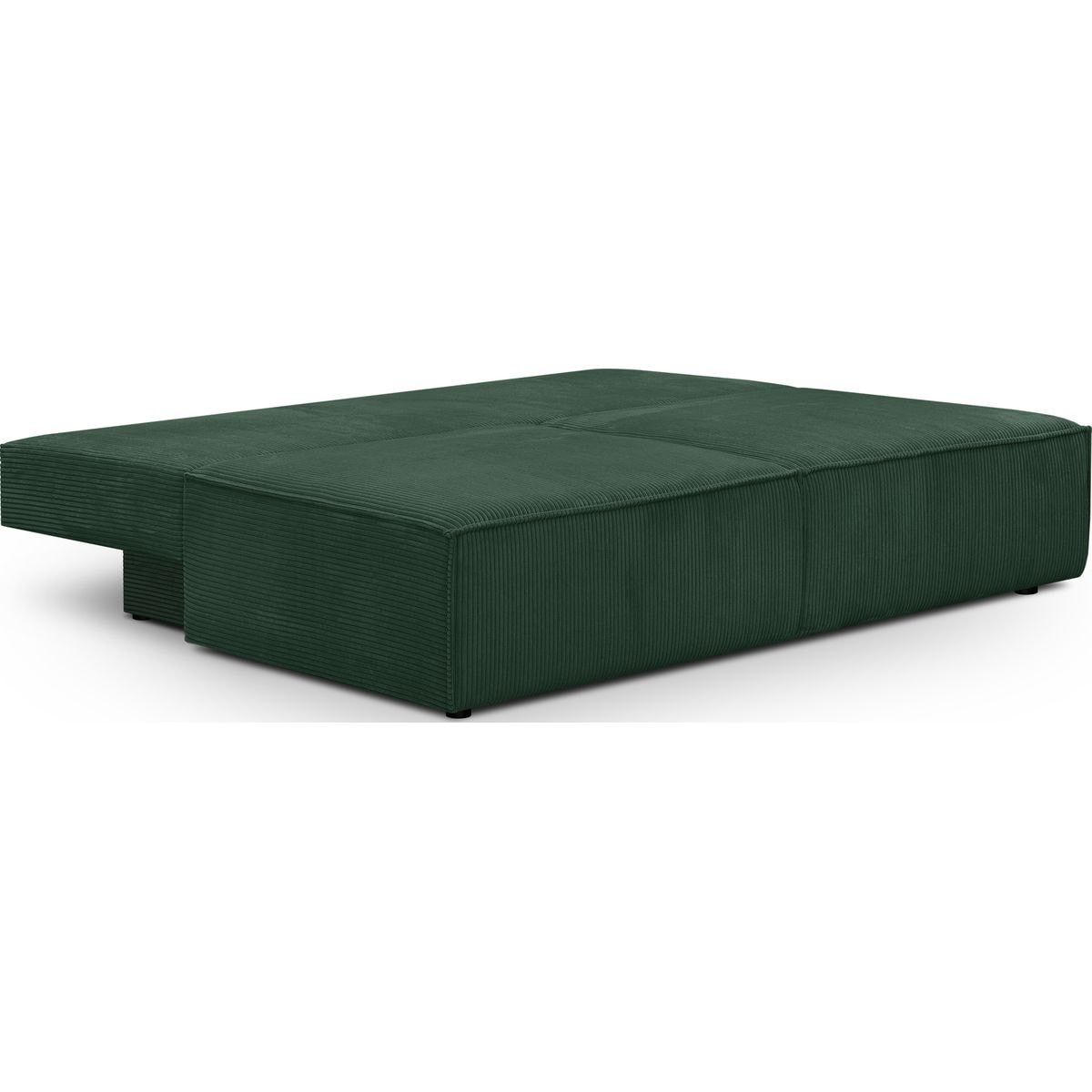 milla - Canapé convertible velours côtelé Vert - Vue supplémentaire 2