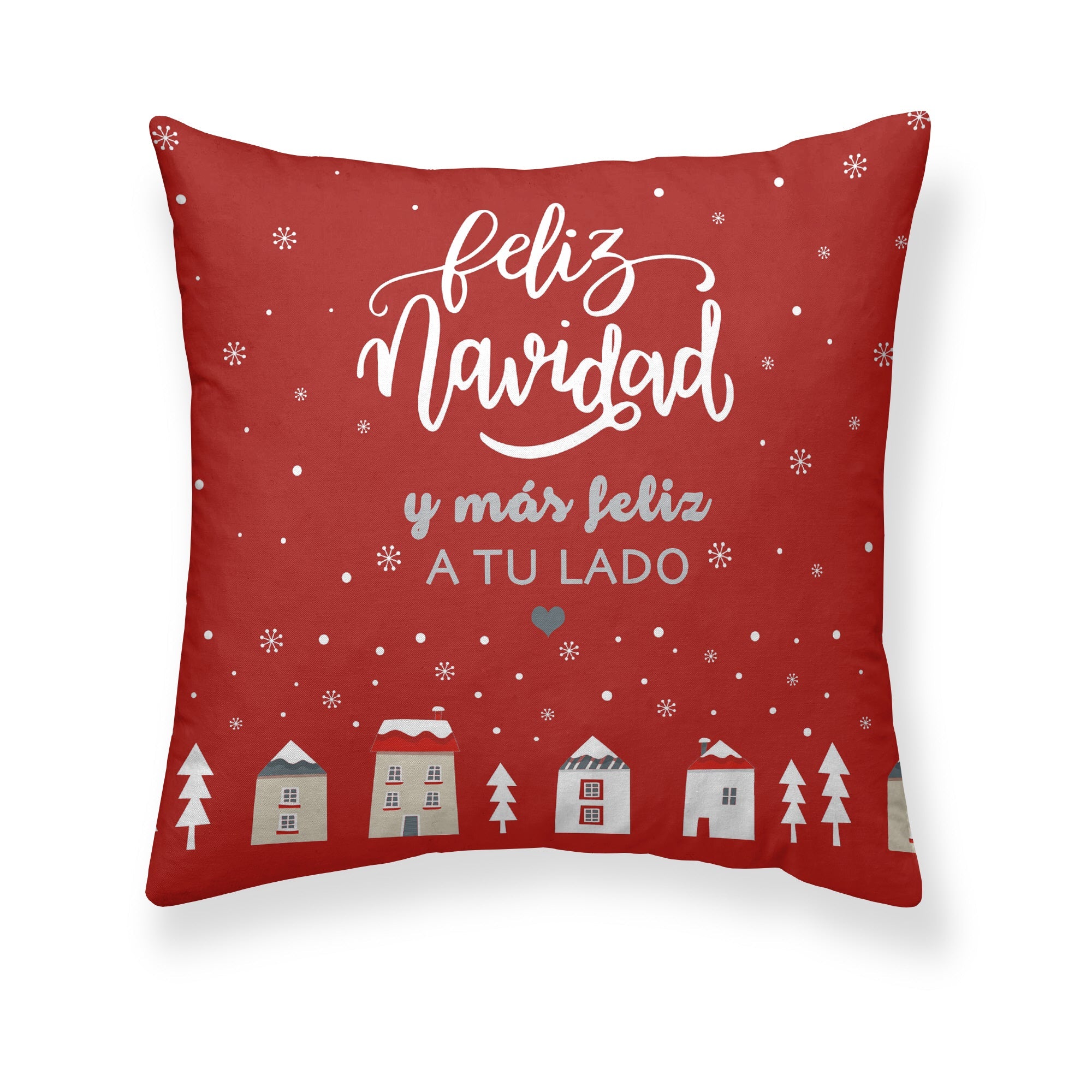 Funda de cojín navidad navidad 100% algodón mulitcolor 50x50 cm