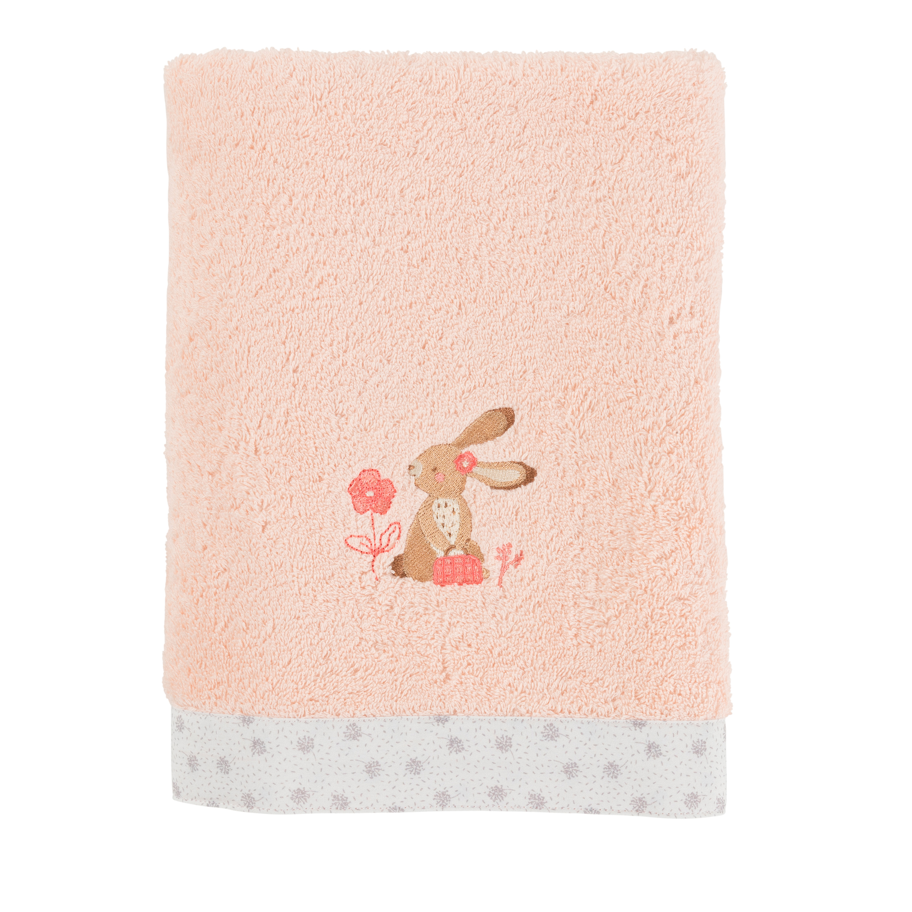 Drap de bain coton biologique rose