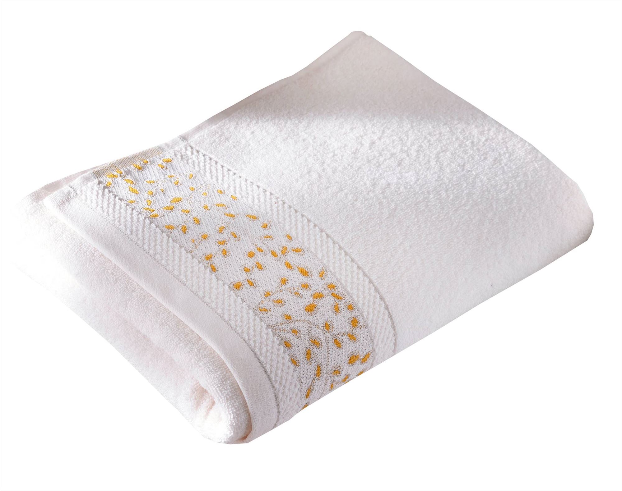 serviette de toilette 50x90 blanc craie en coton 450 g/m²