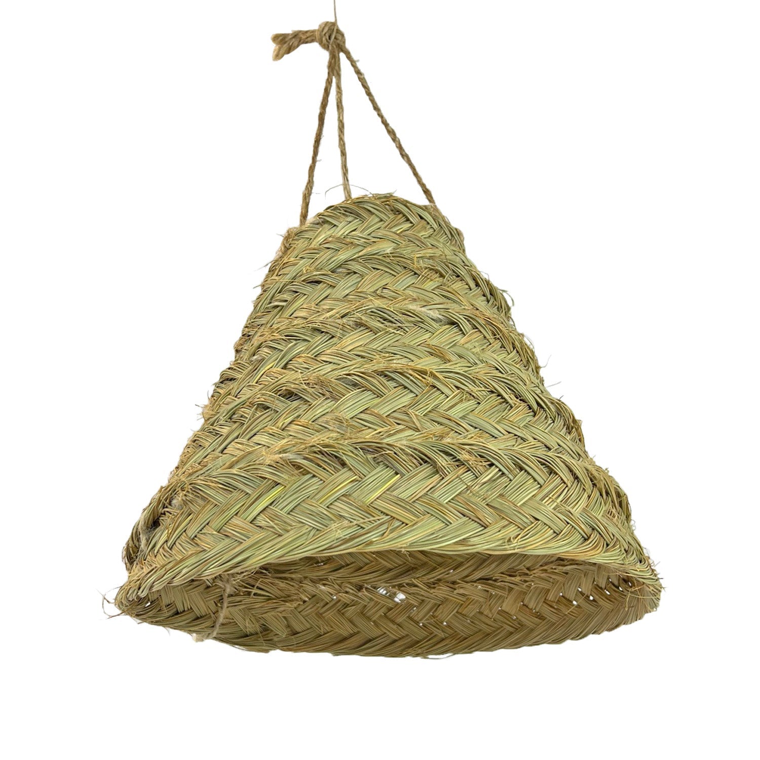 Lampe suspendue en fibres naturelles D.45 cm
