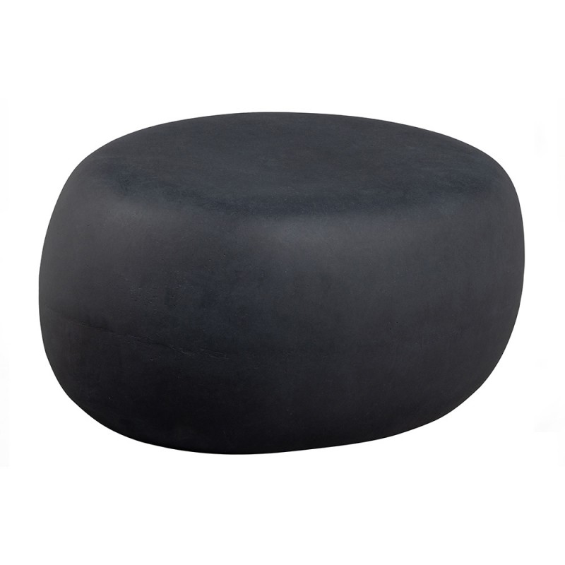 Table basse organique en fibre d&rsquo;argile – Gris anthracite
