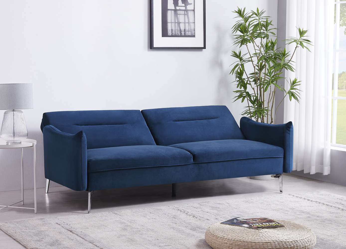 betty - Canapé convertible Bleu - Vue supplémentaire 2