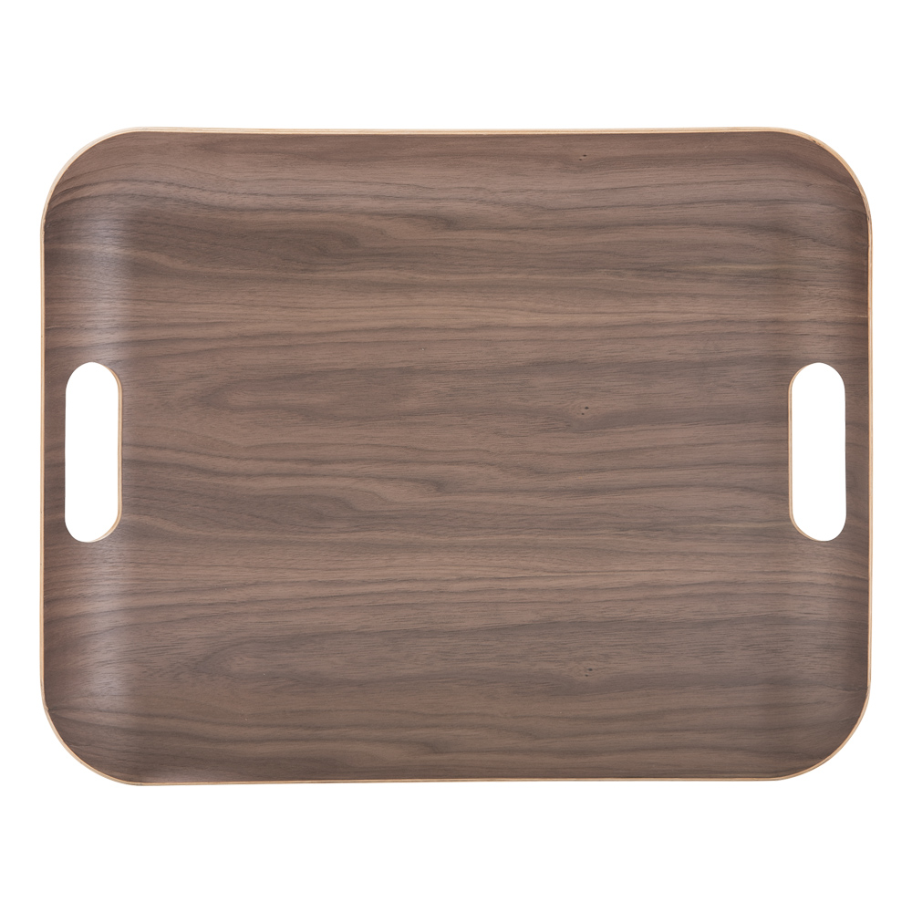 plateau rectangle 45 x 36   brun marron en bois h3.5