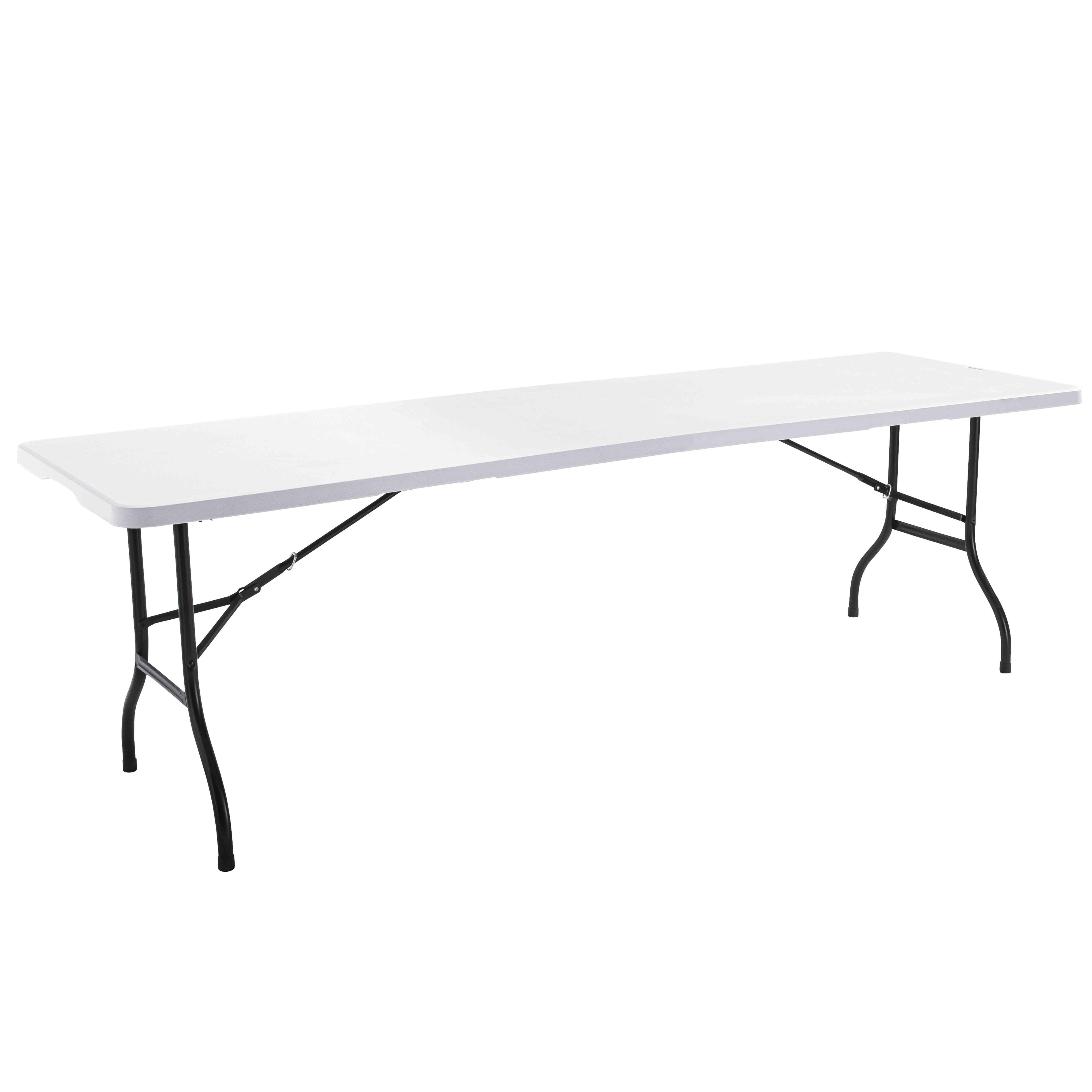 Table de réception avec pieds pliants 240 cm