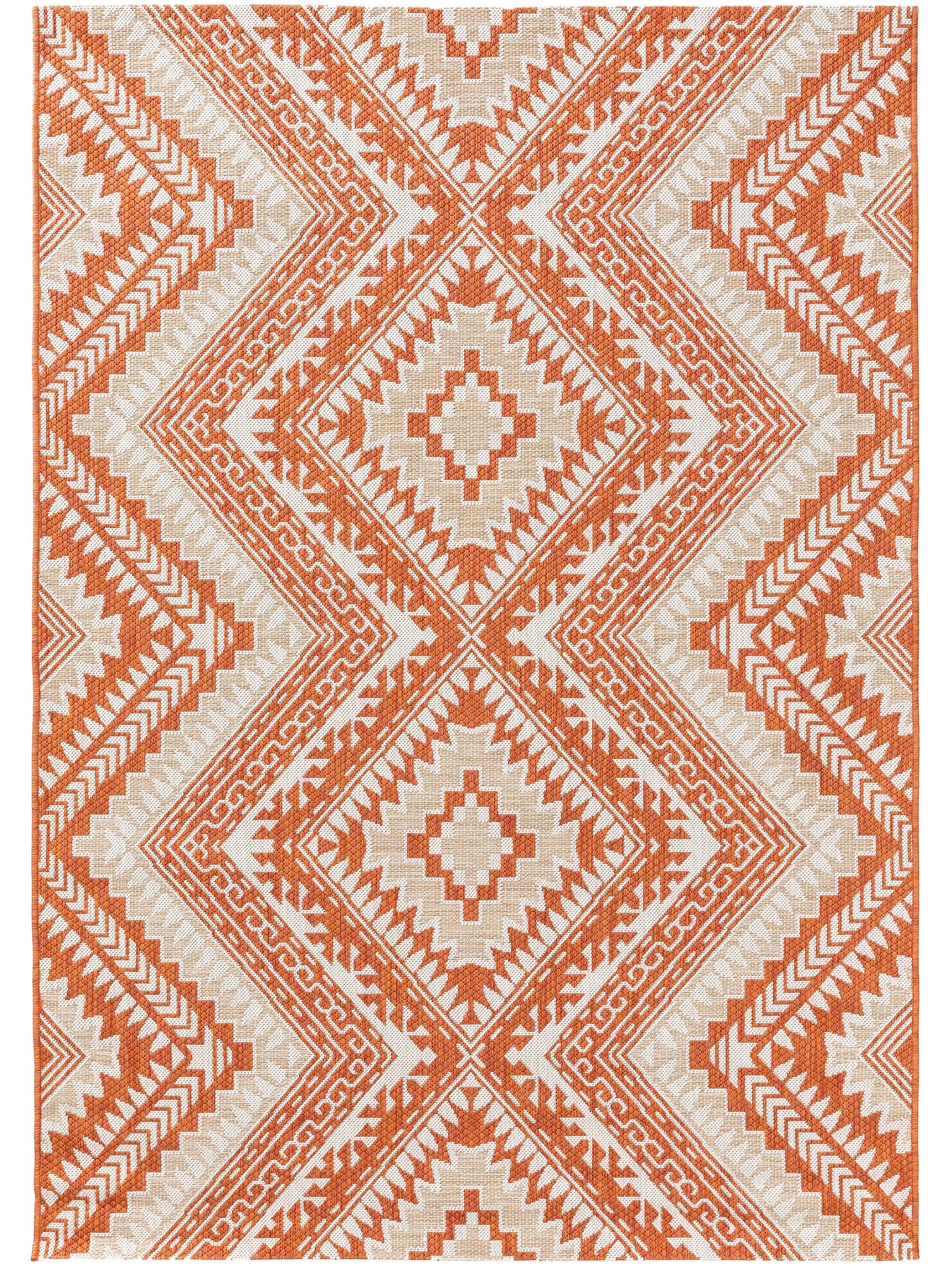 Tapis d'extérieur & intérieur orange 80x150