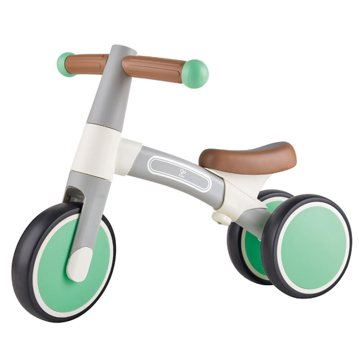 Draisienne 3 roues pour bébé dès 18 mois petit vélo sans pédales vert