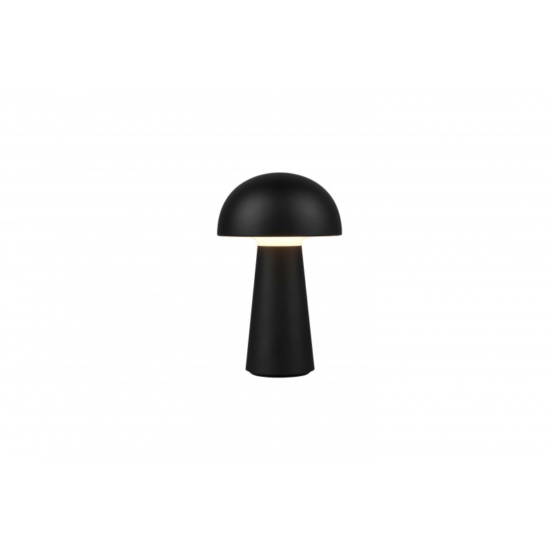 Lampadaire et lampe de jardin en plastique noir