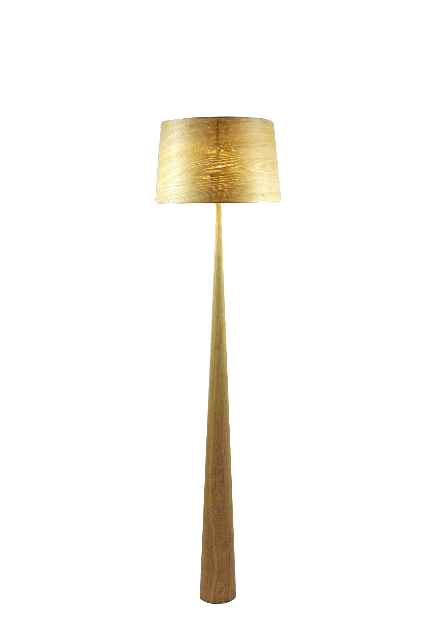 Lampadaire design en bois bois