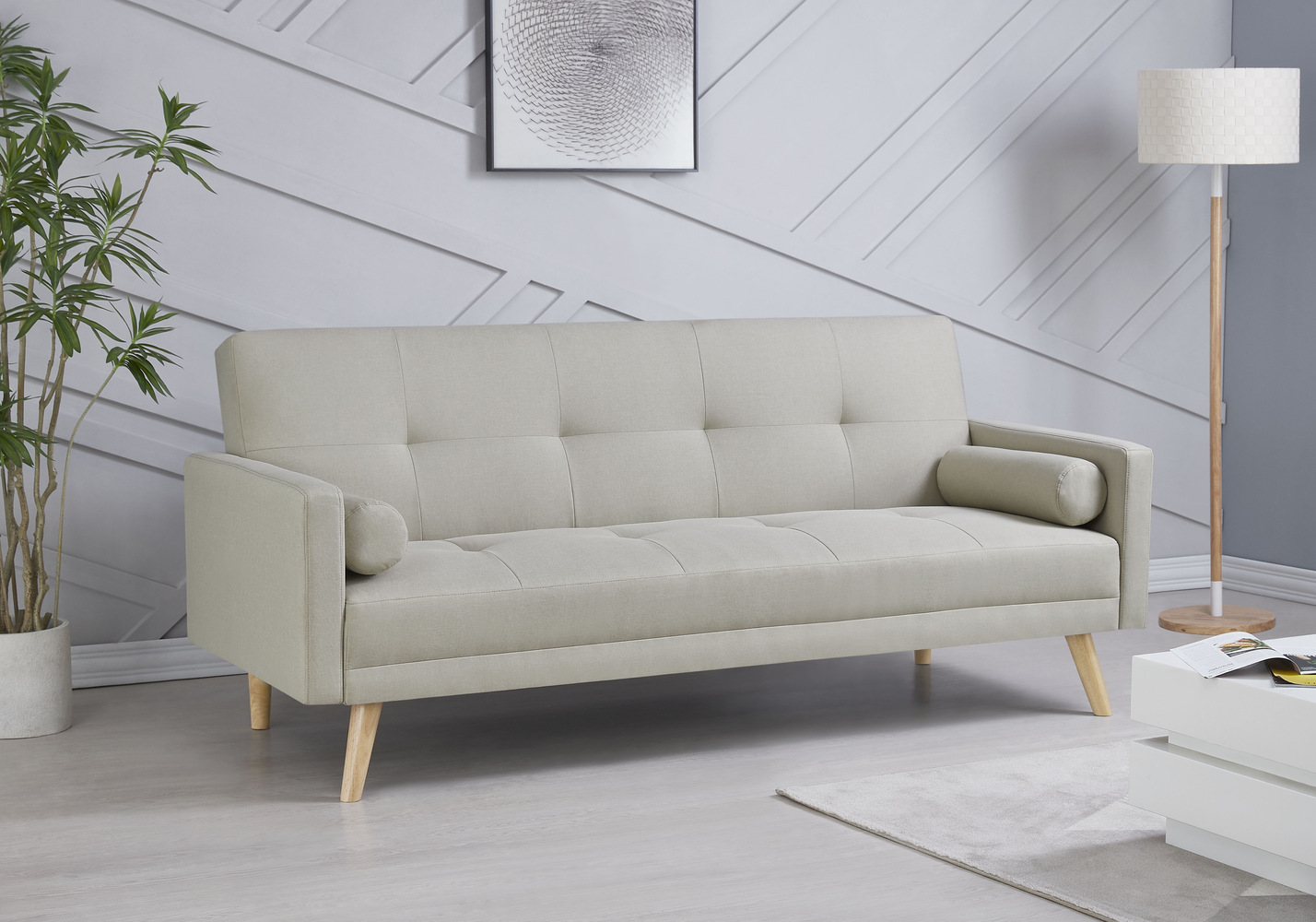 wooden - Canapé convertible Beige - Vue supplémentaire 2