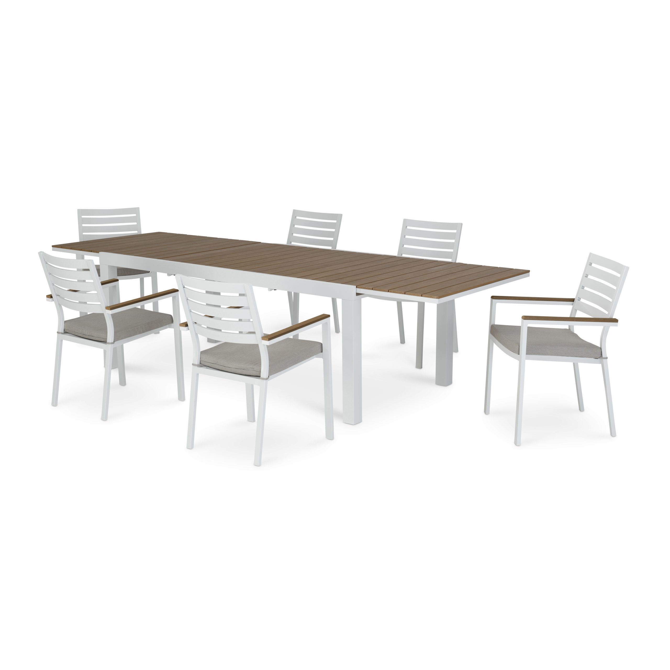 Ensemble table de jardin 300/200x100 cm et 6 chaises