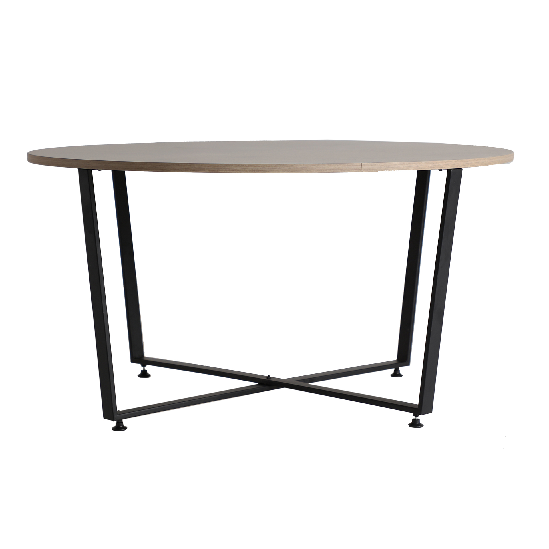 Table basse en fer noir 88x88x47 cm