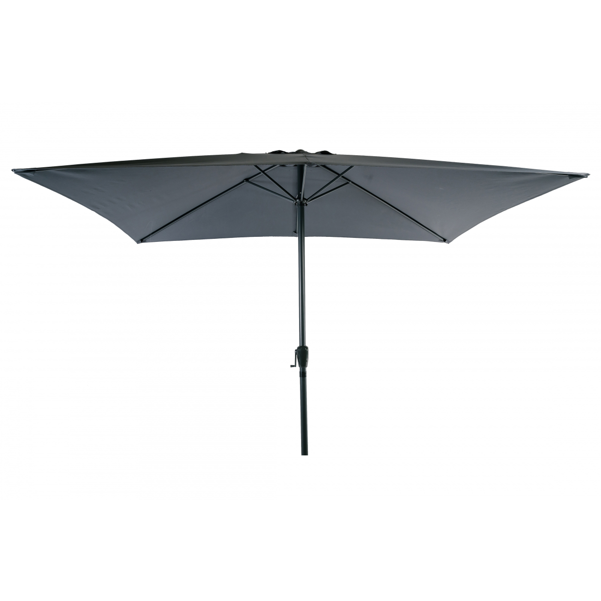 Parasol Rectangulaire Gris Foncé 2x3m 38mm - Aluminium