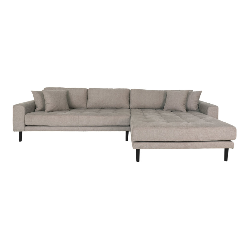 Canapé d'angle 4 places Tissu Contemporain Confort Promotion