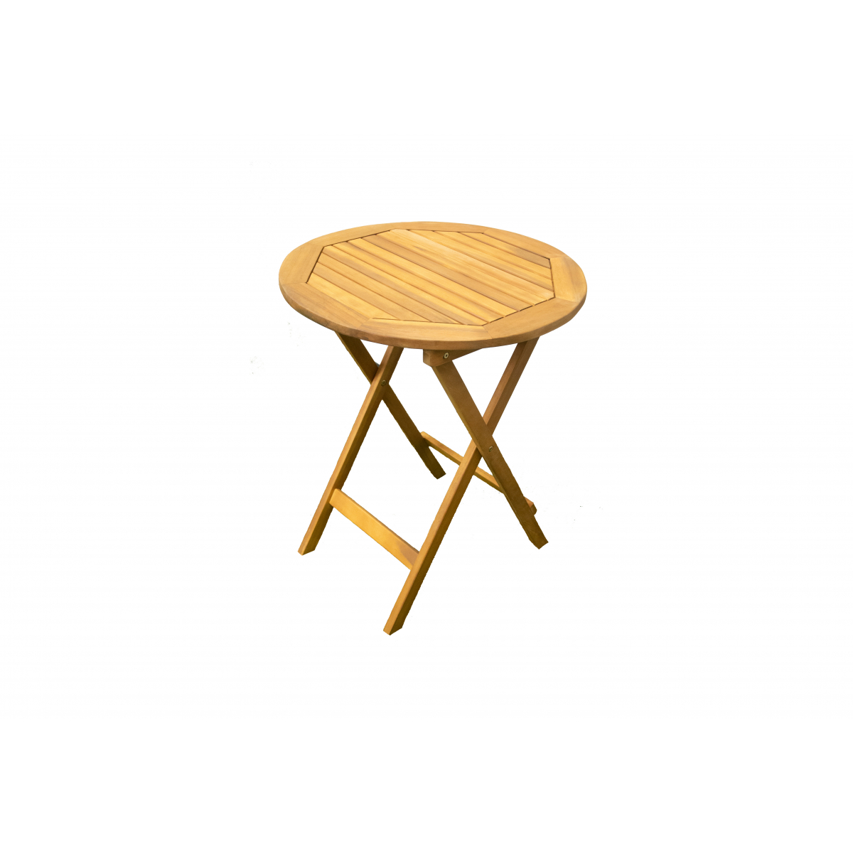 Table pliante Ø60 cm en acacia