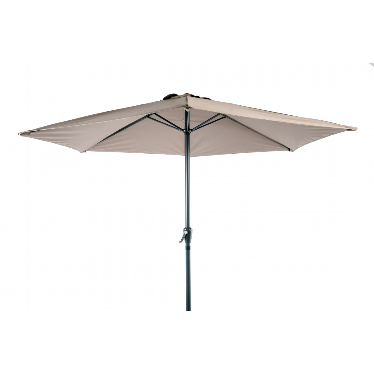 Parasol Rond 3M Marron 48mm - Aluminium