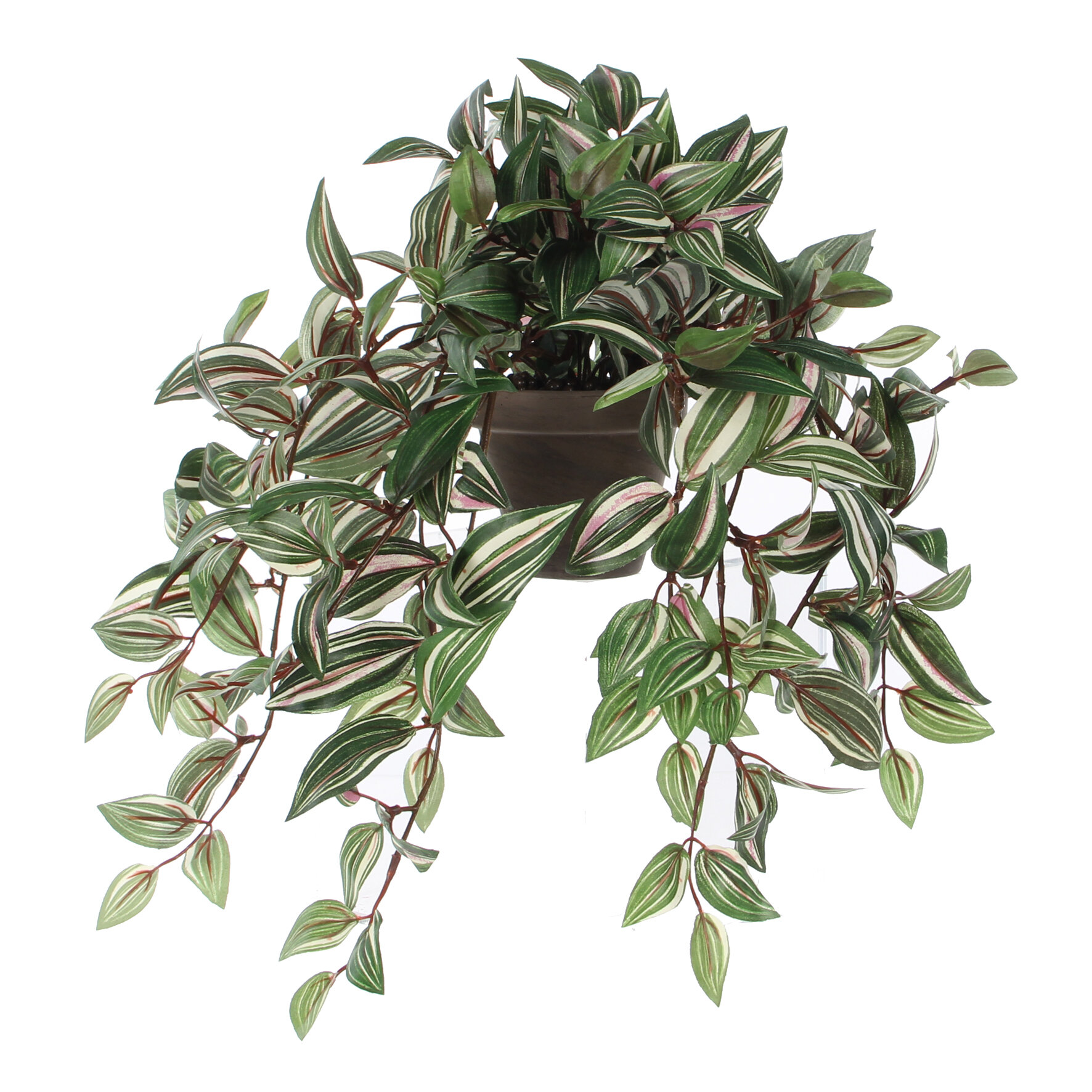 Tradescantia artificielle vert en pot H45