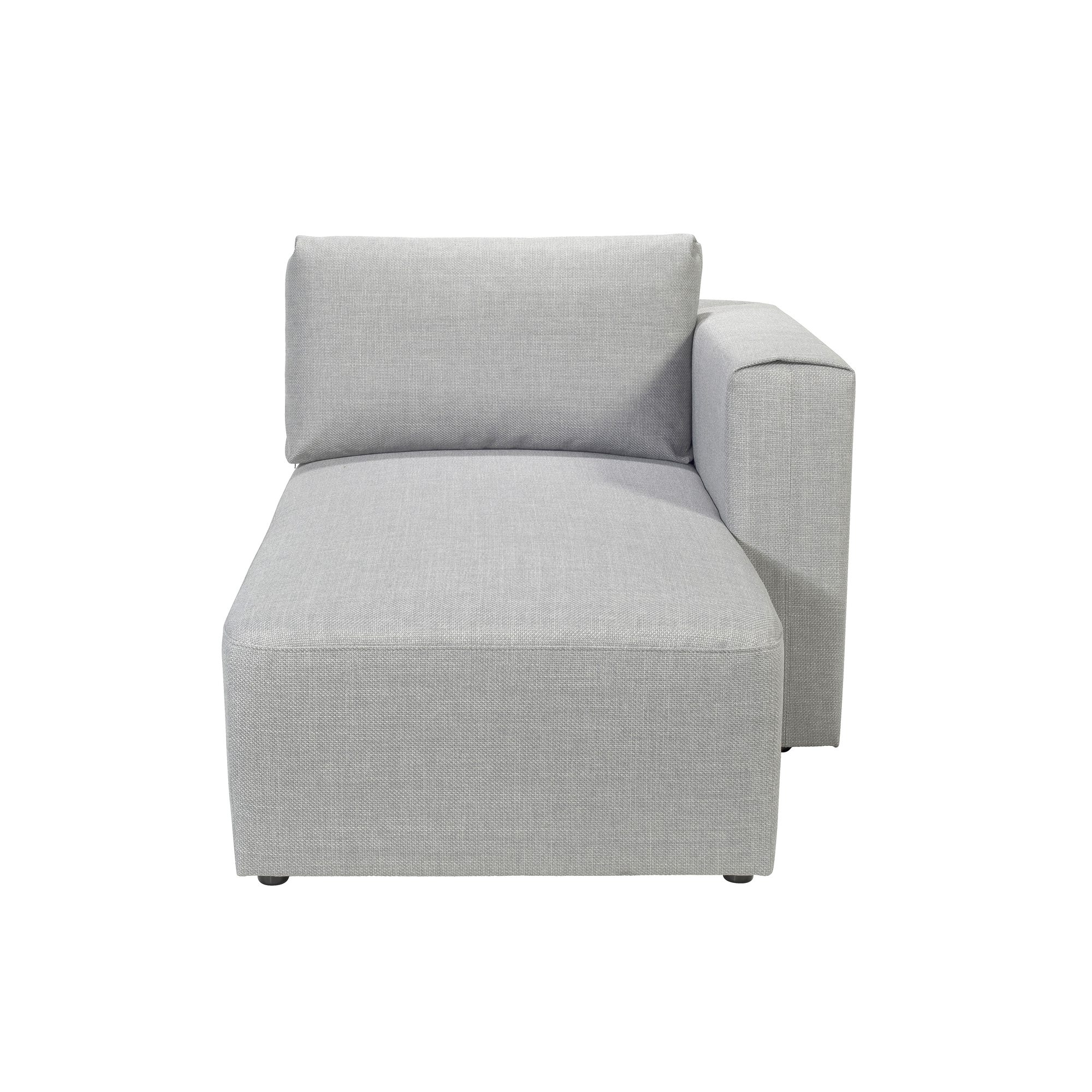 Canapé modulable Gris Tissu Moderne Confort Promotion