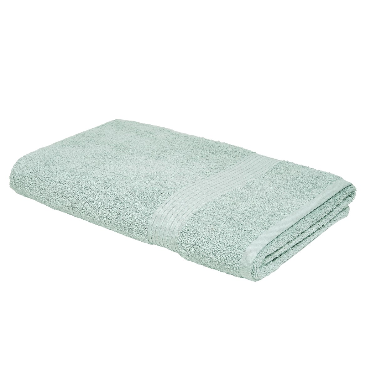 maxi drap de bain uni en coton vert 90x150