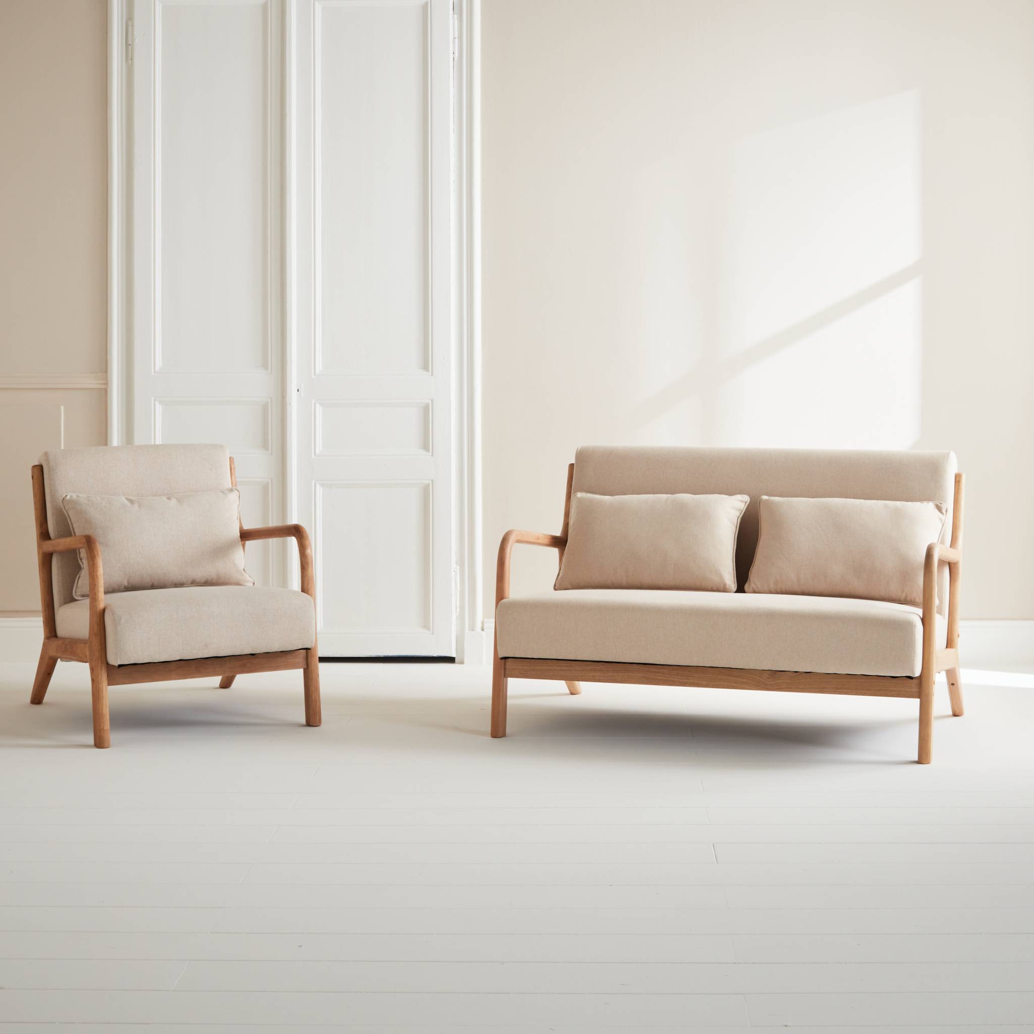 lorens - Canapé Beige - Vue supplémentaire 2