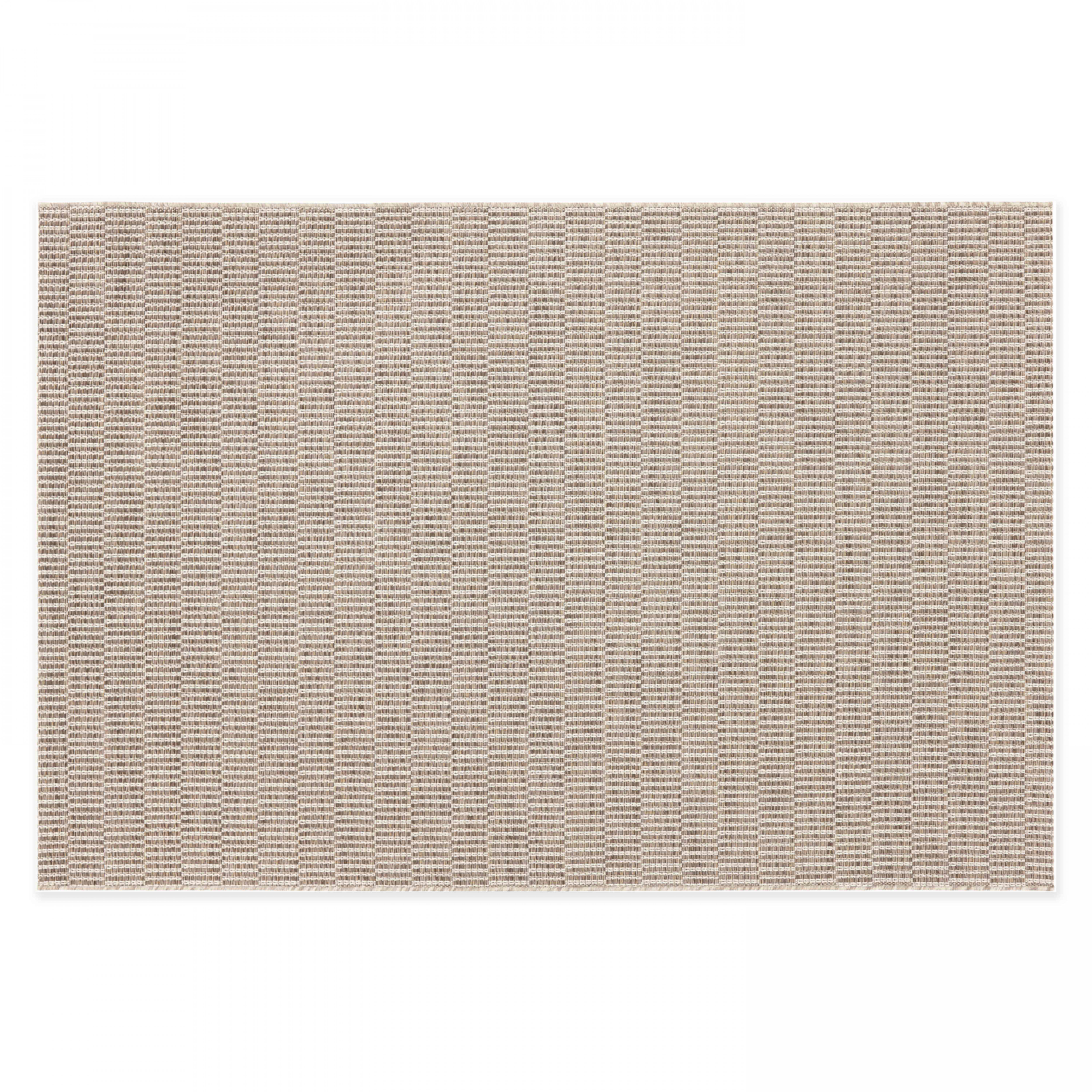 Tapis d'extérieur en polypropylène 160 x 230 cm beige