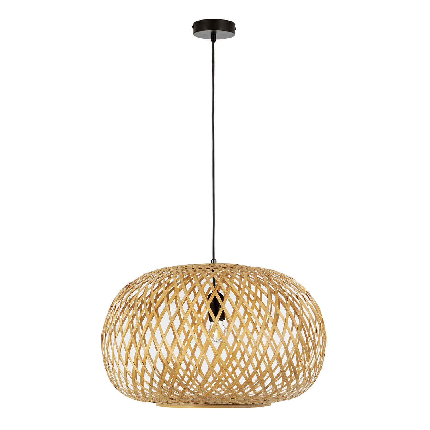 Suspension en bambou, diamètre 50 cm