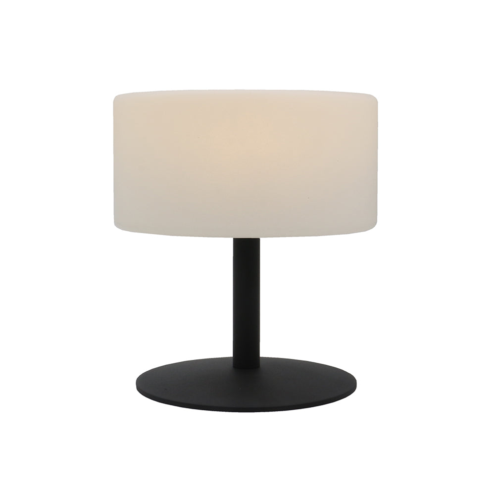 lampe de table polyéthylène noir h20cm