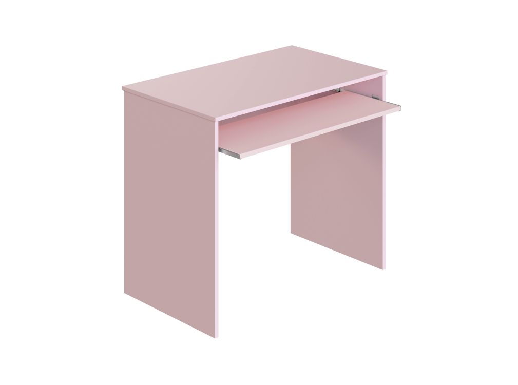 bureau rose avec tablette extractible l90cm x h79cm