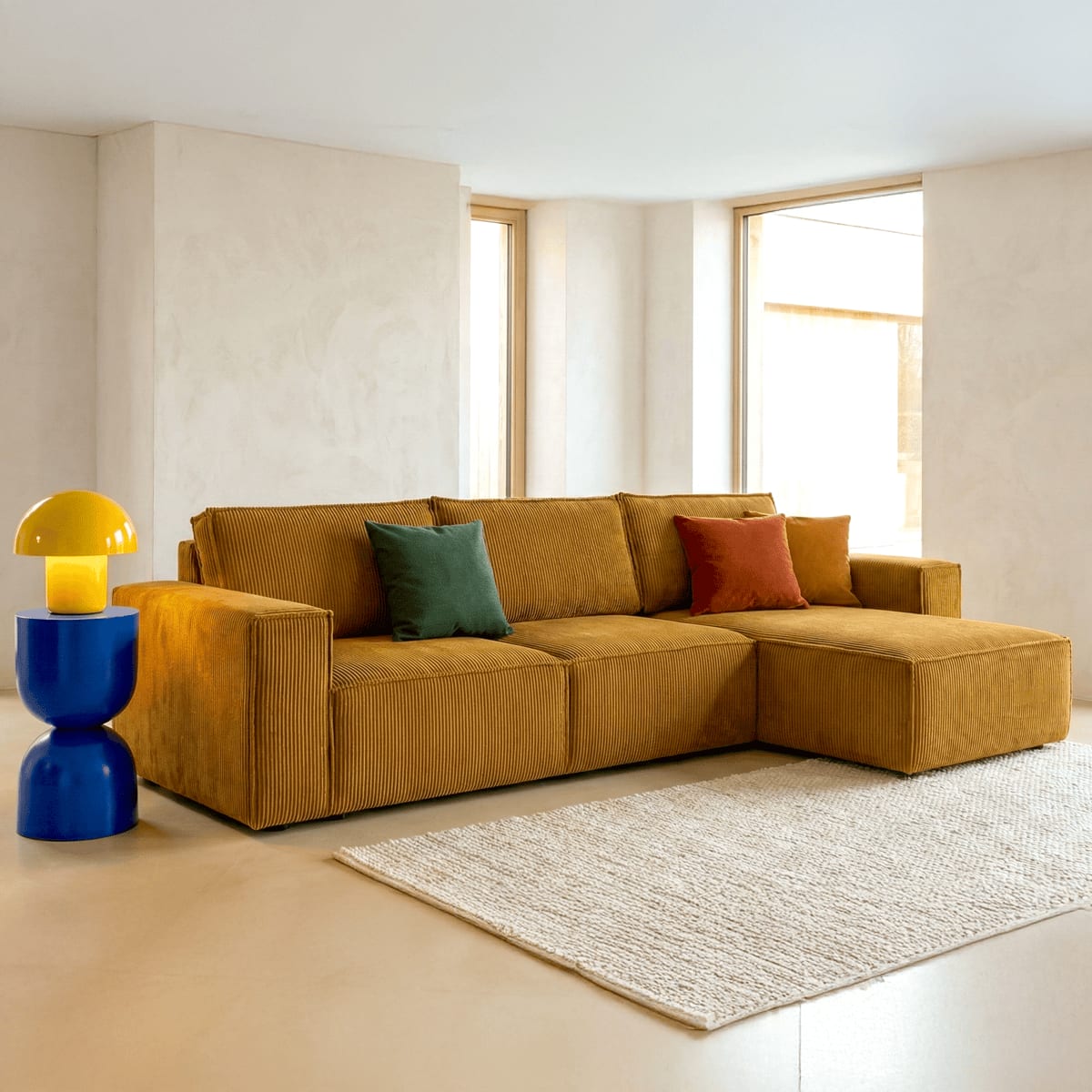 harper - Canapé convertible Jaune - Vue supplémentaire 2