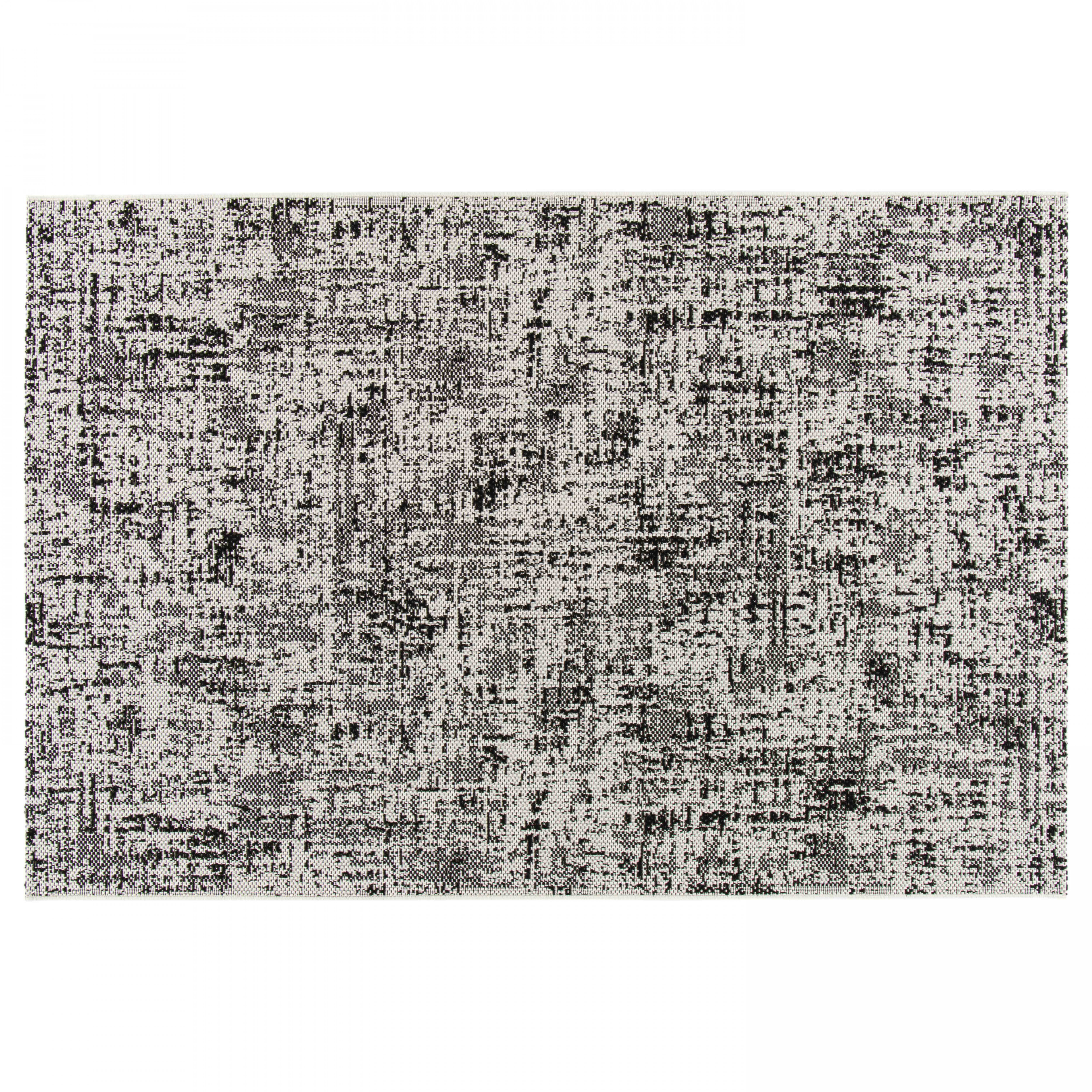 Tapis d'extérieur en polypropylène 160 x 230 cm blanc