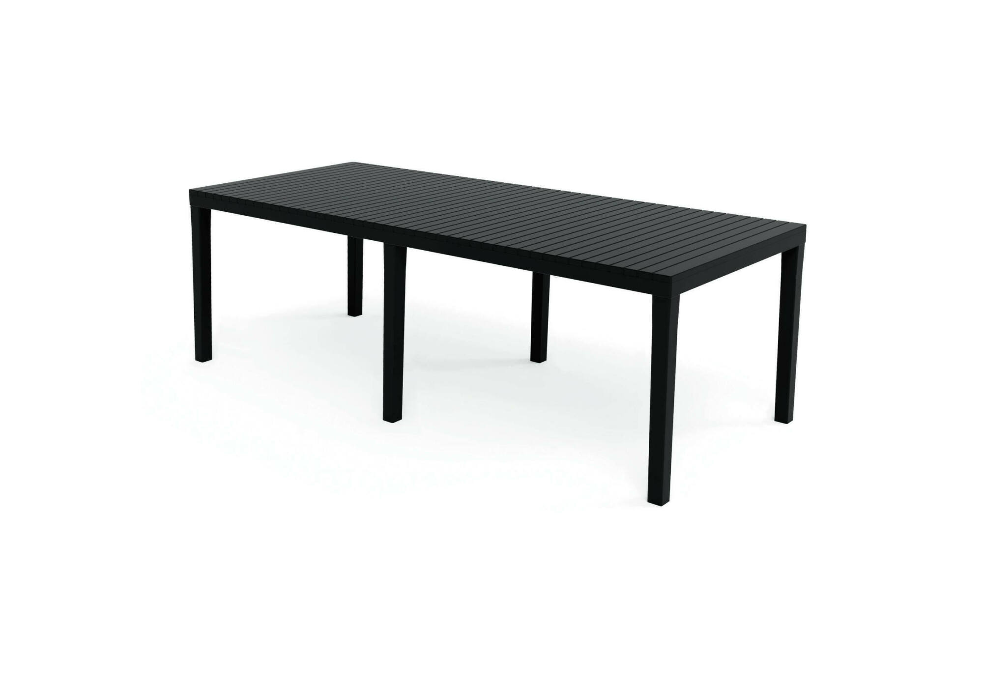 Table d'extérieur anthracite 94x90 cm