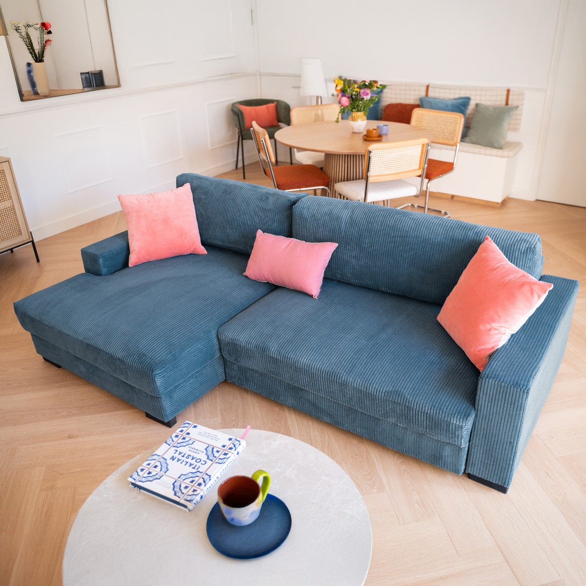 arty - Canapé convertible Bleu - Vue supplémentaire 2