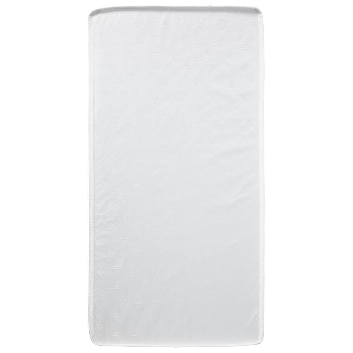 matelas bébé blanc en polyester 60x120 cm