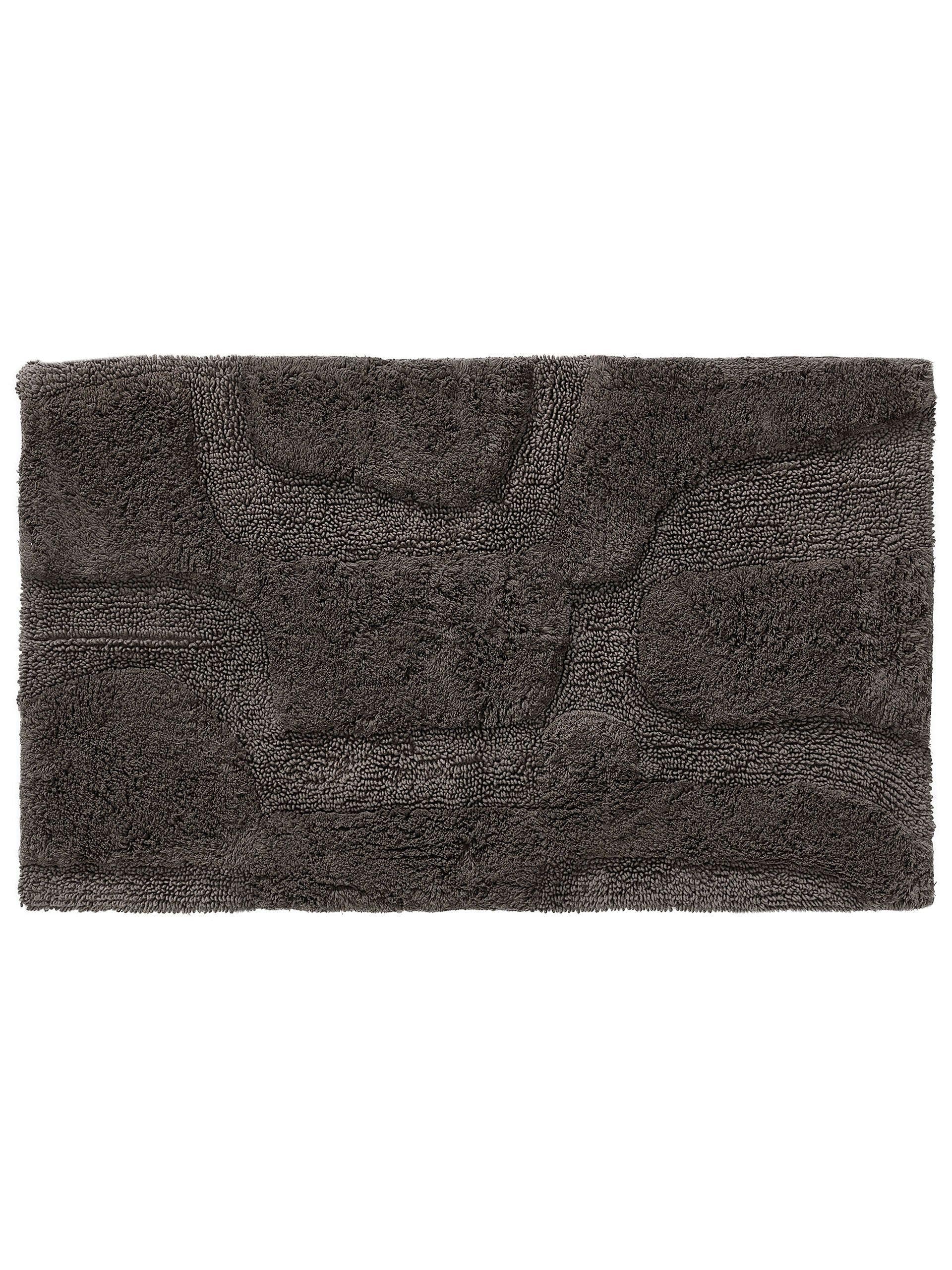 tapis de bain gris 80x150