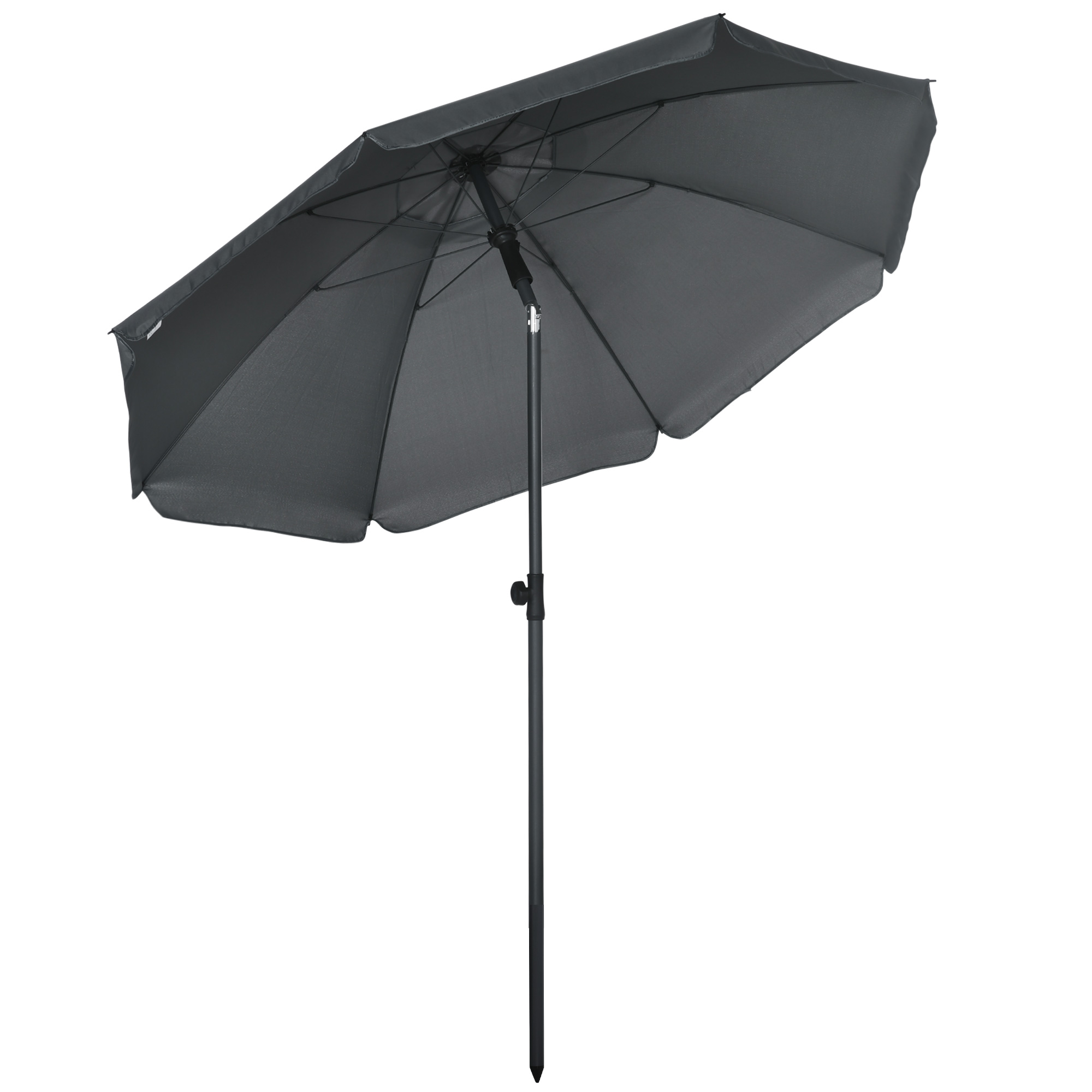 Parasol inclinable octogonal Ø 1,8 m gris