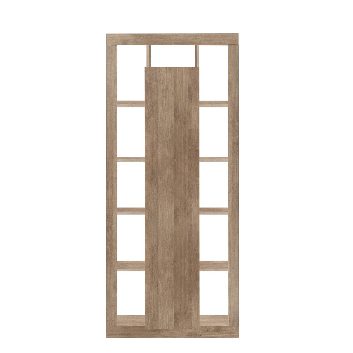 Bibliothèque 1 porte effet bois – H217 cm