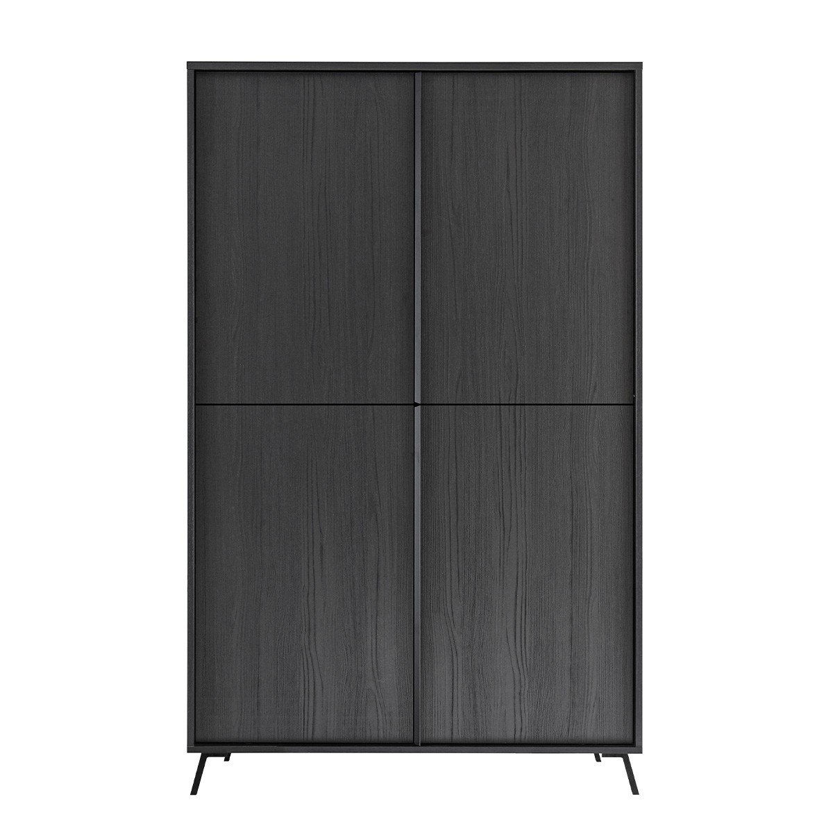 Buffet 4 portes  – H174 cm – Noir