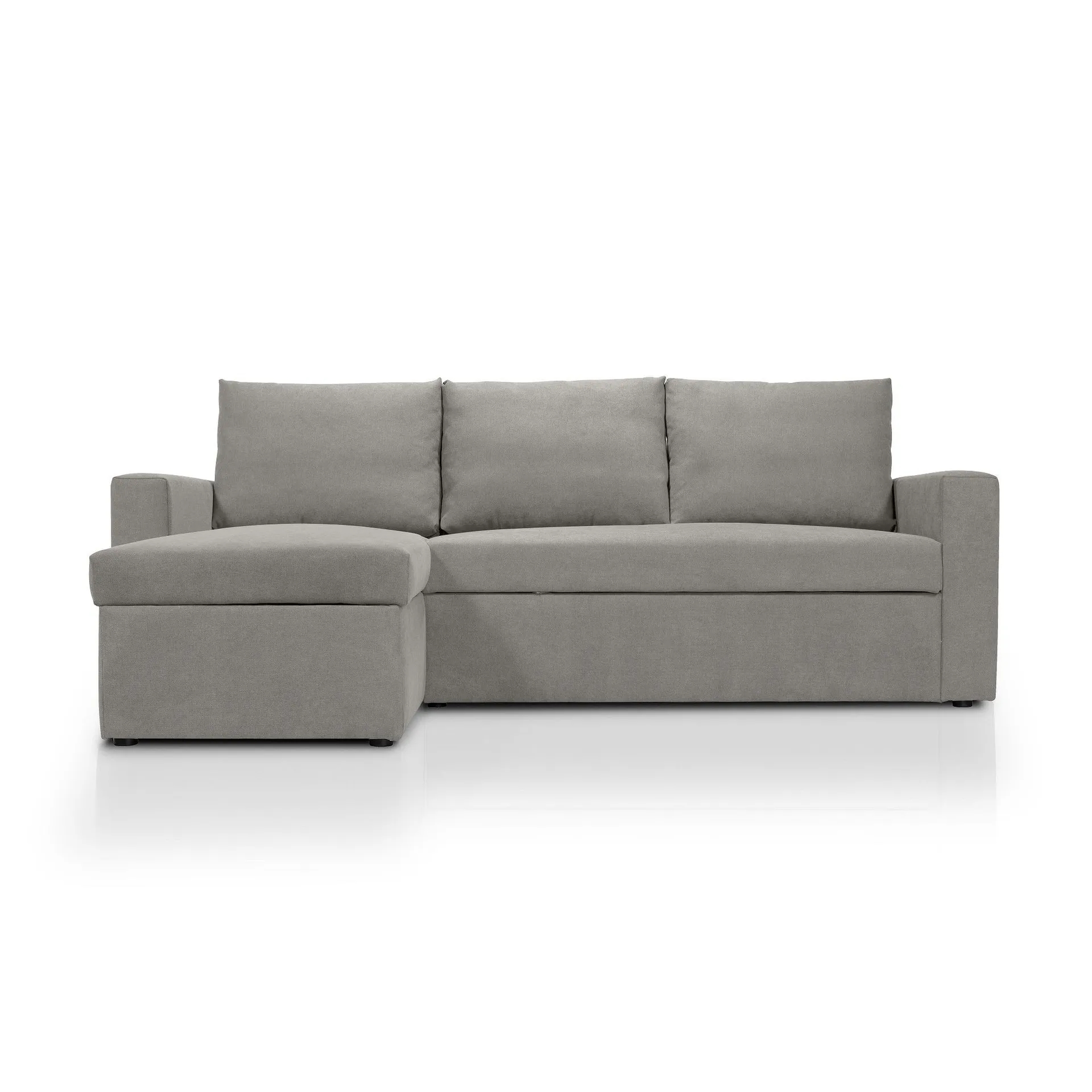Canapé d'angle 4 places Jaune Tissu Moderne Confort Promotion