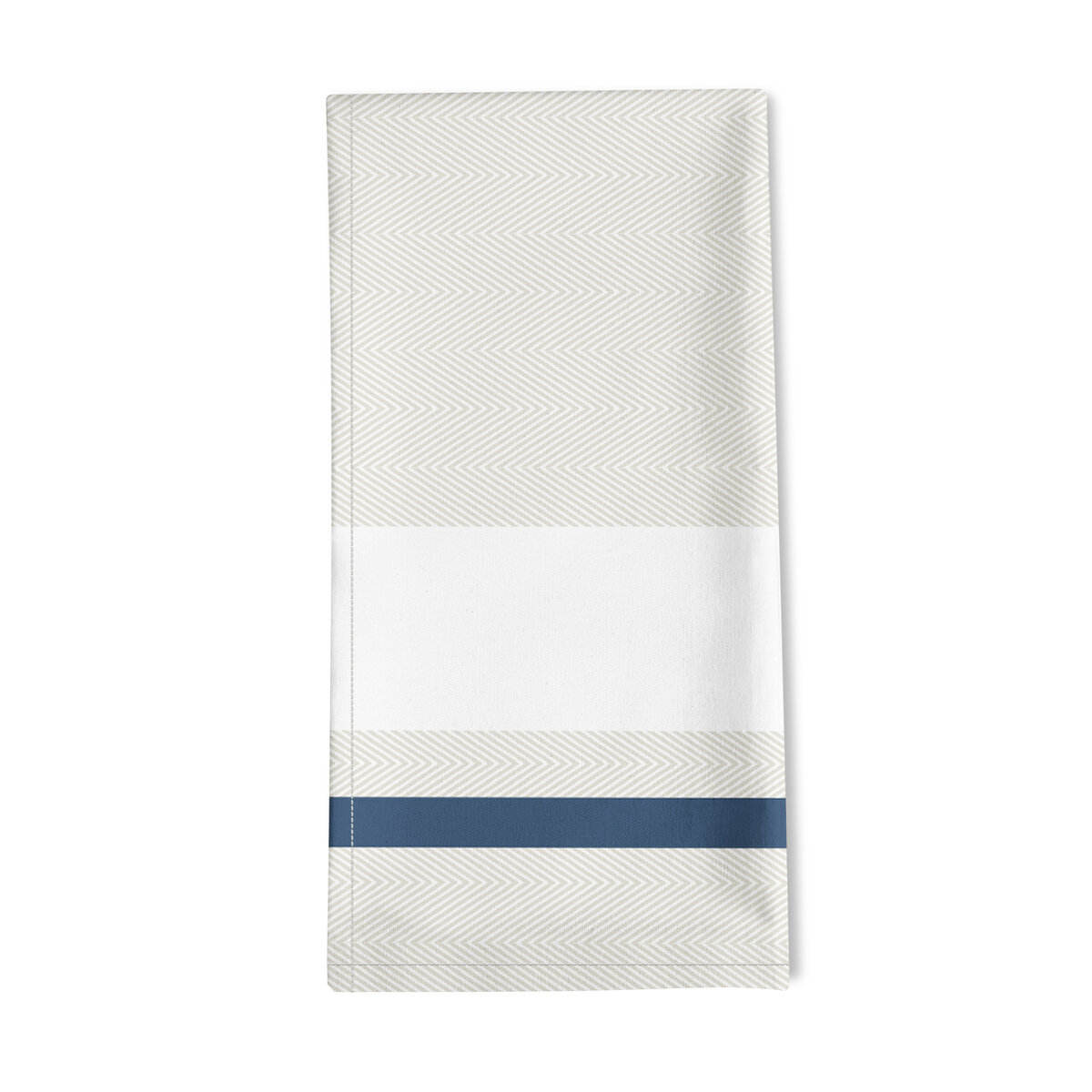 serviette de table satin de coton bleu 50x50 cm