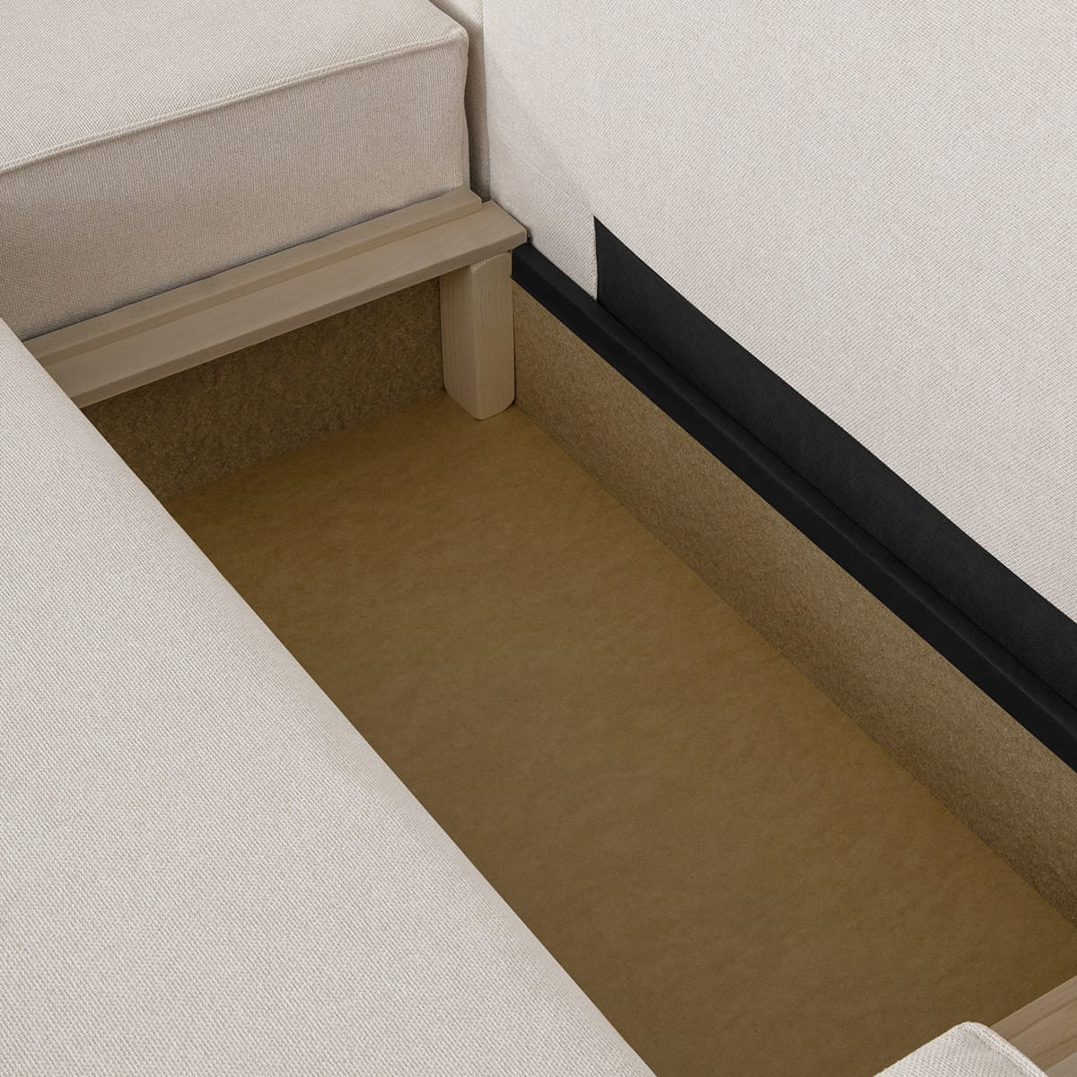 barani - Canapé convertible Beige - Vue supplémentaire 2