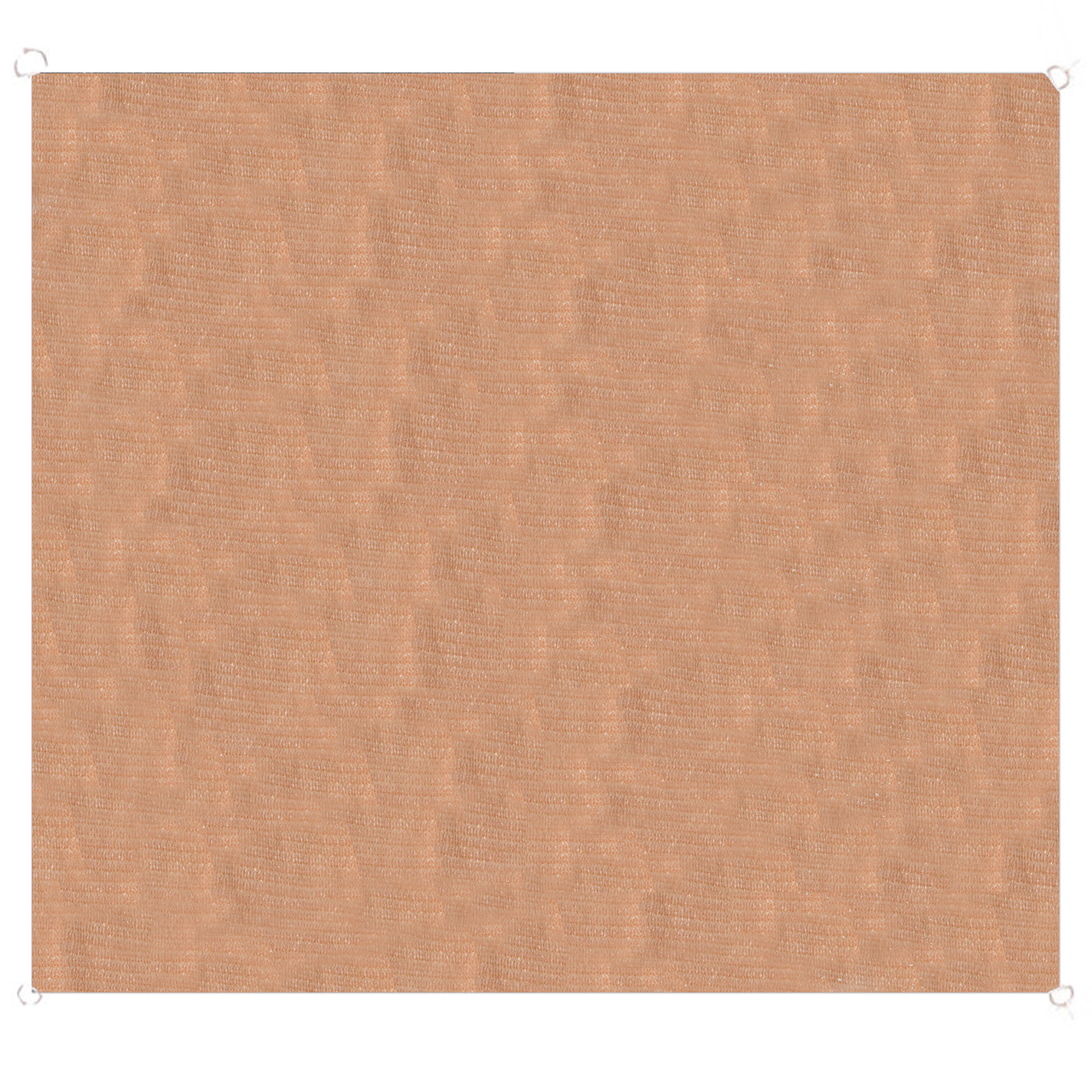 Toile ombrage polyéthylène carrée beige sable 300x300cm