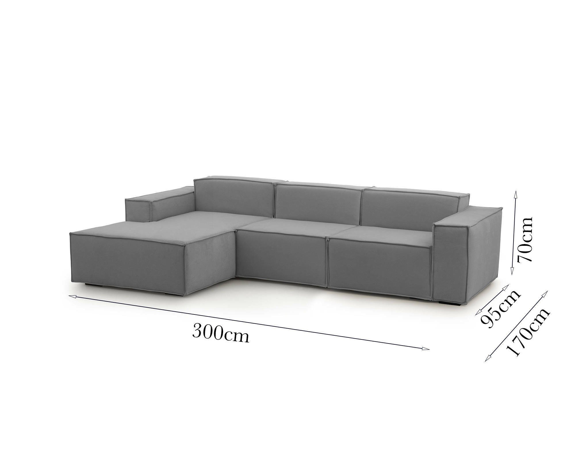 alganibra - Canapé Gris - Vue supplémentaire 2