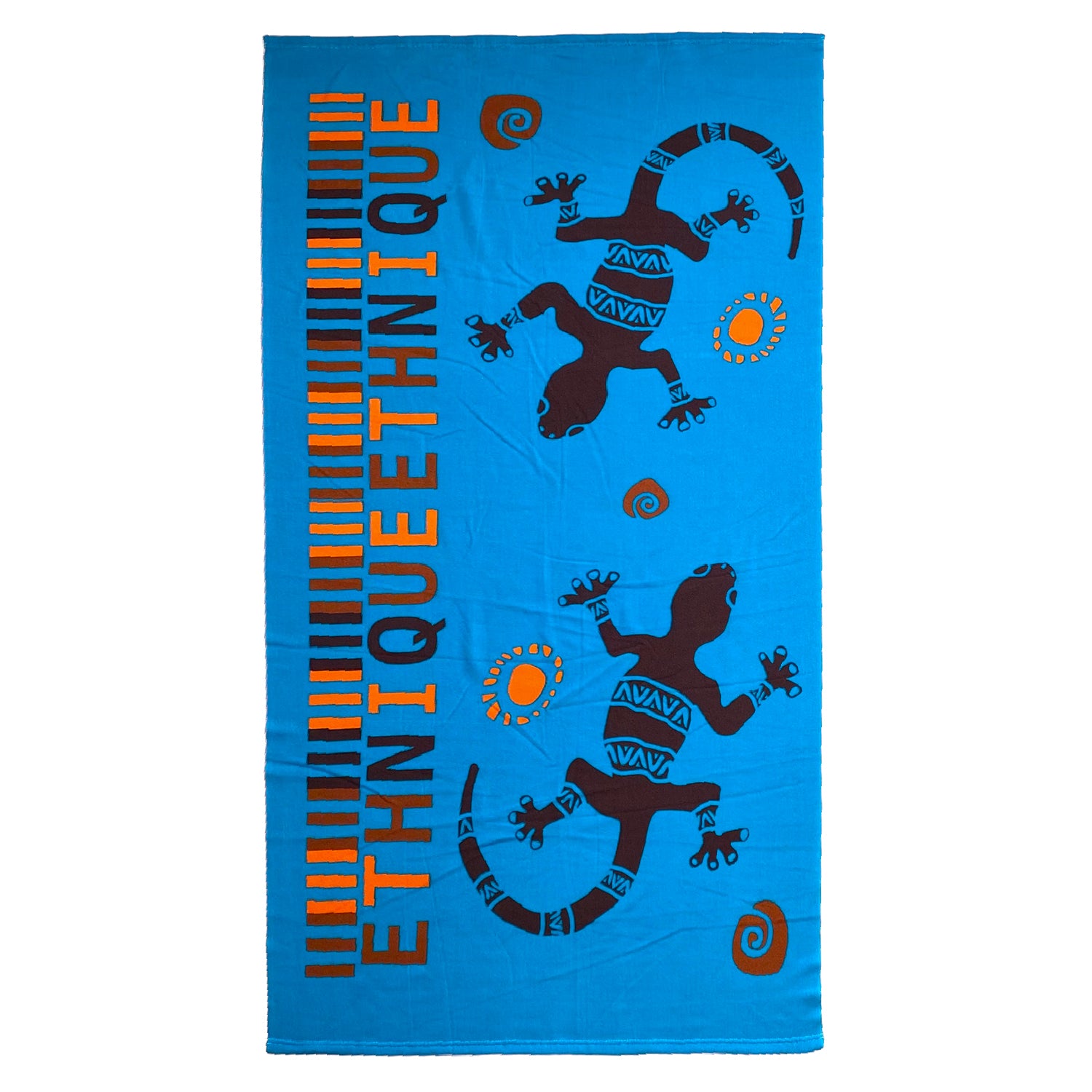 serviette de plage microfibre stazzo 90x170 bleu canard