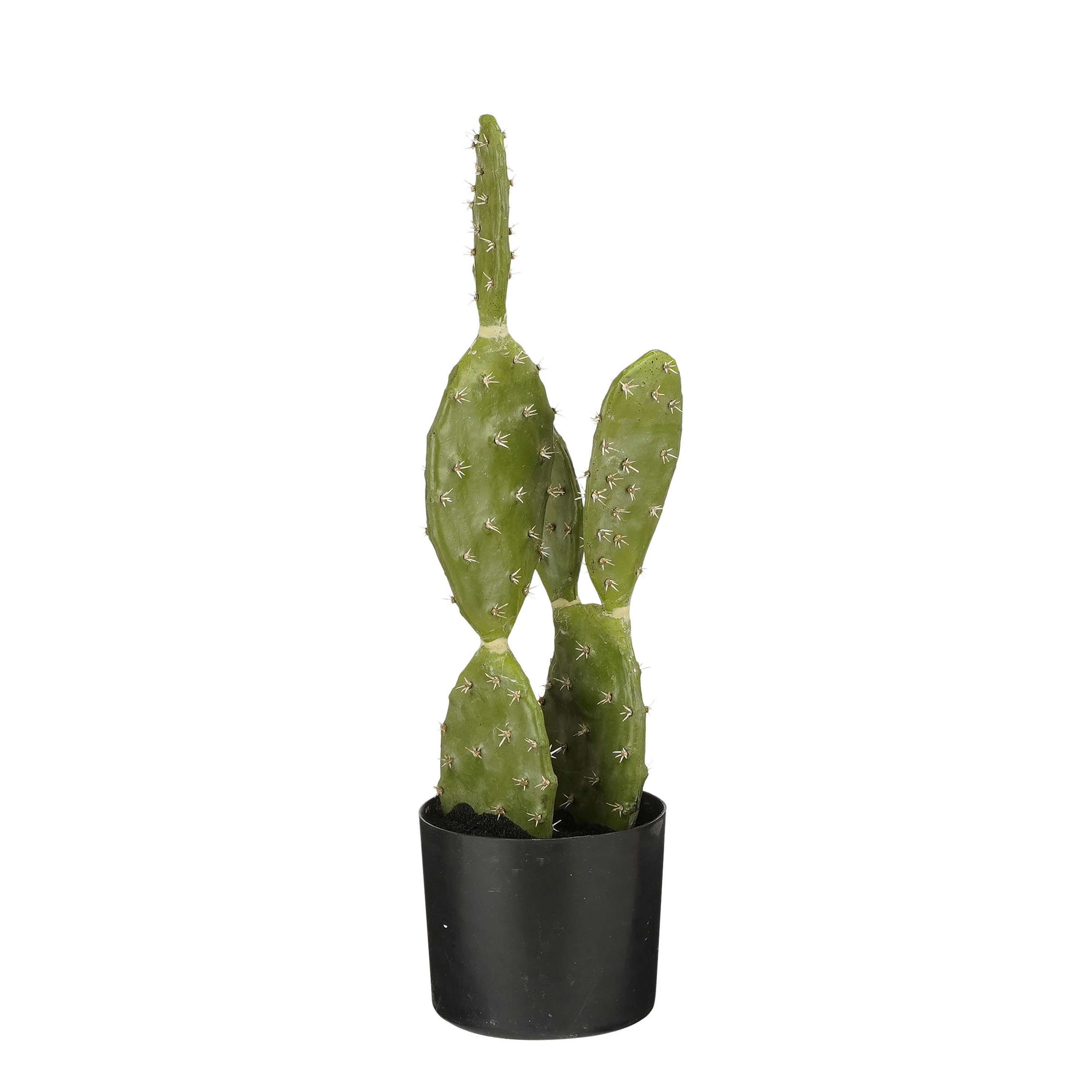 Cactus artificielle vert en pot H50