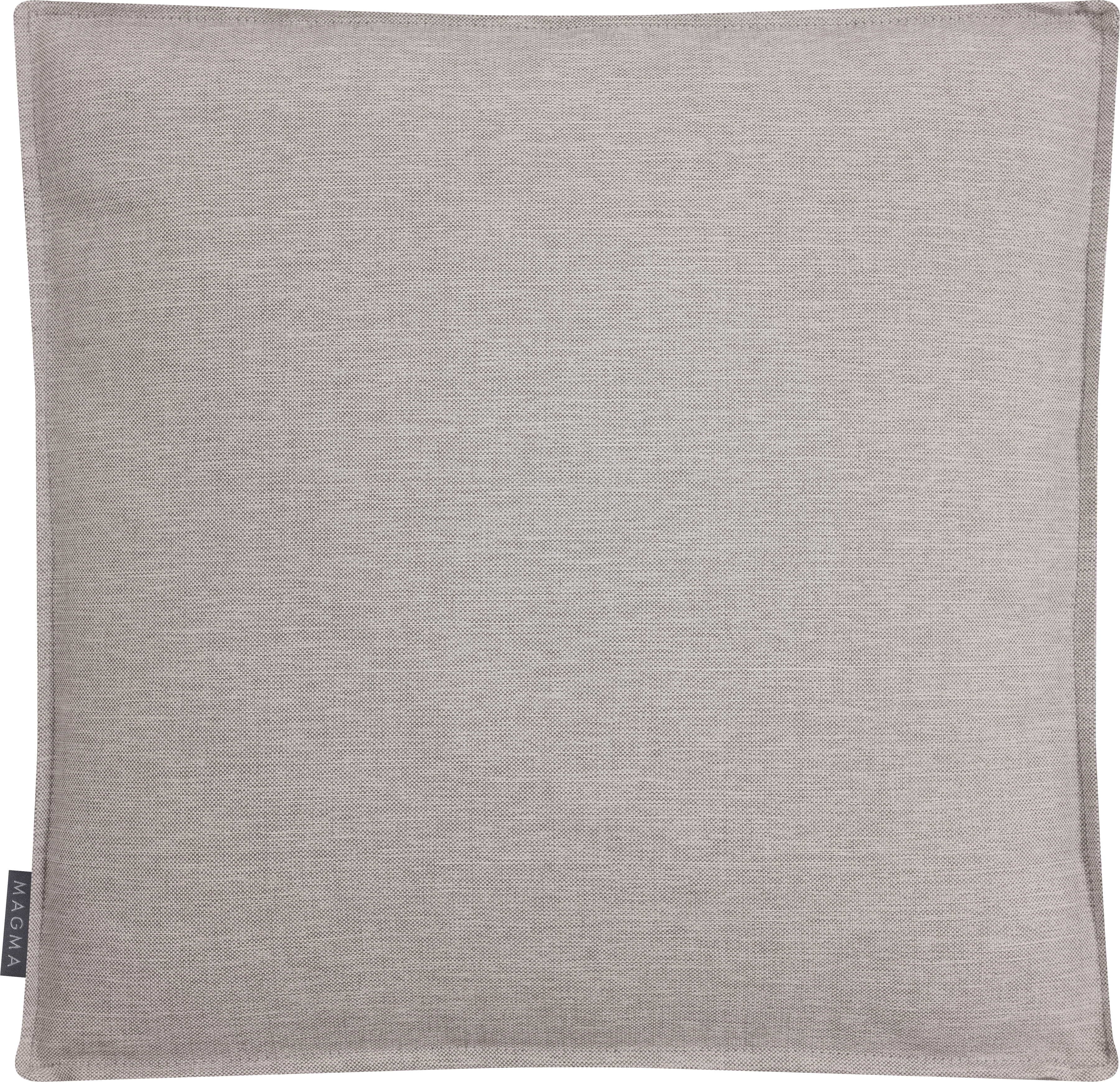 Housse de coussin box" pour assise gris clair uni- 40x40x5"