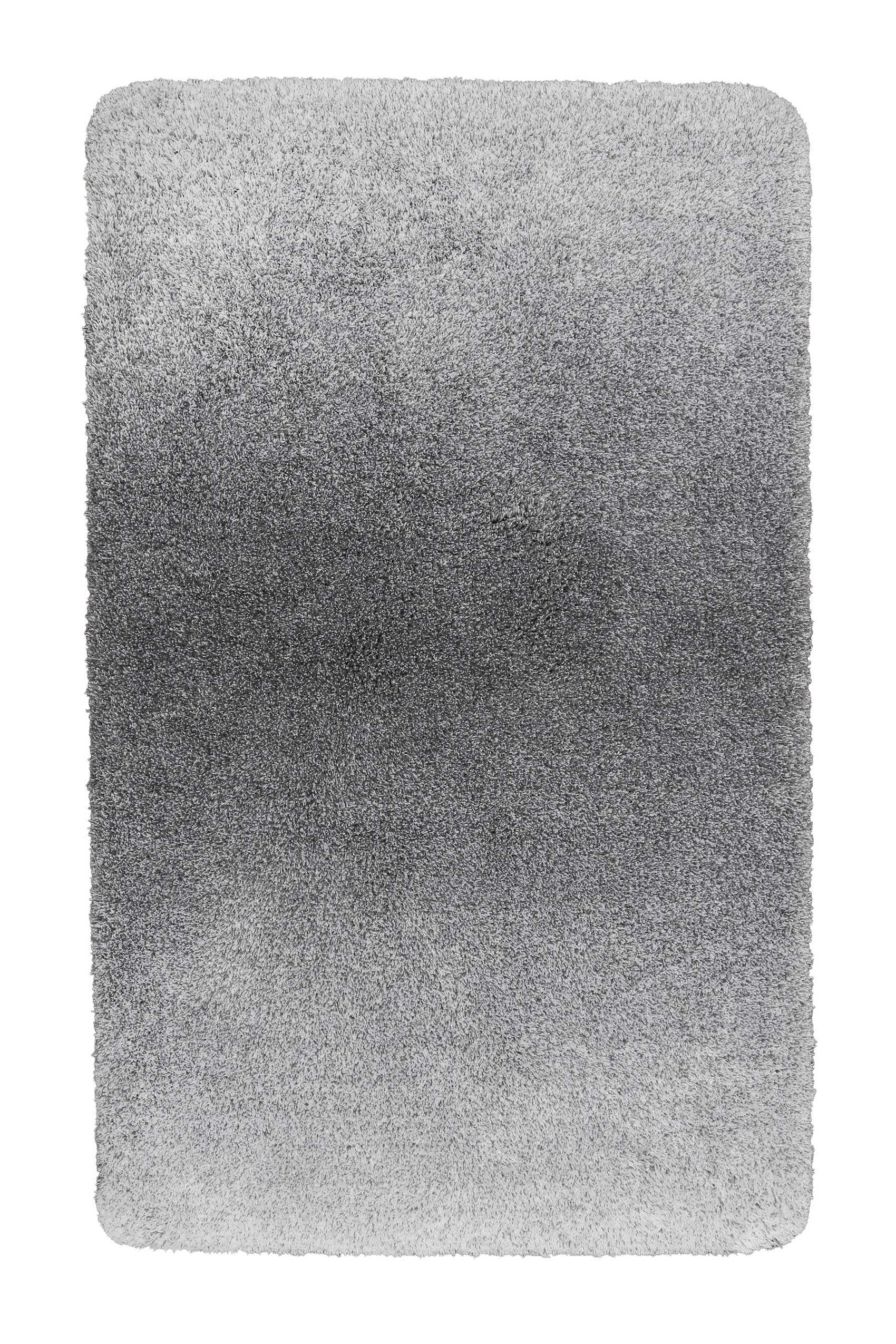 tapis de bain doux dégradé gris 80x150